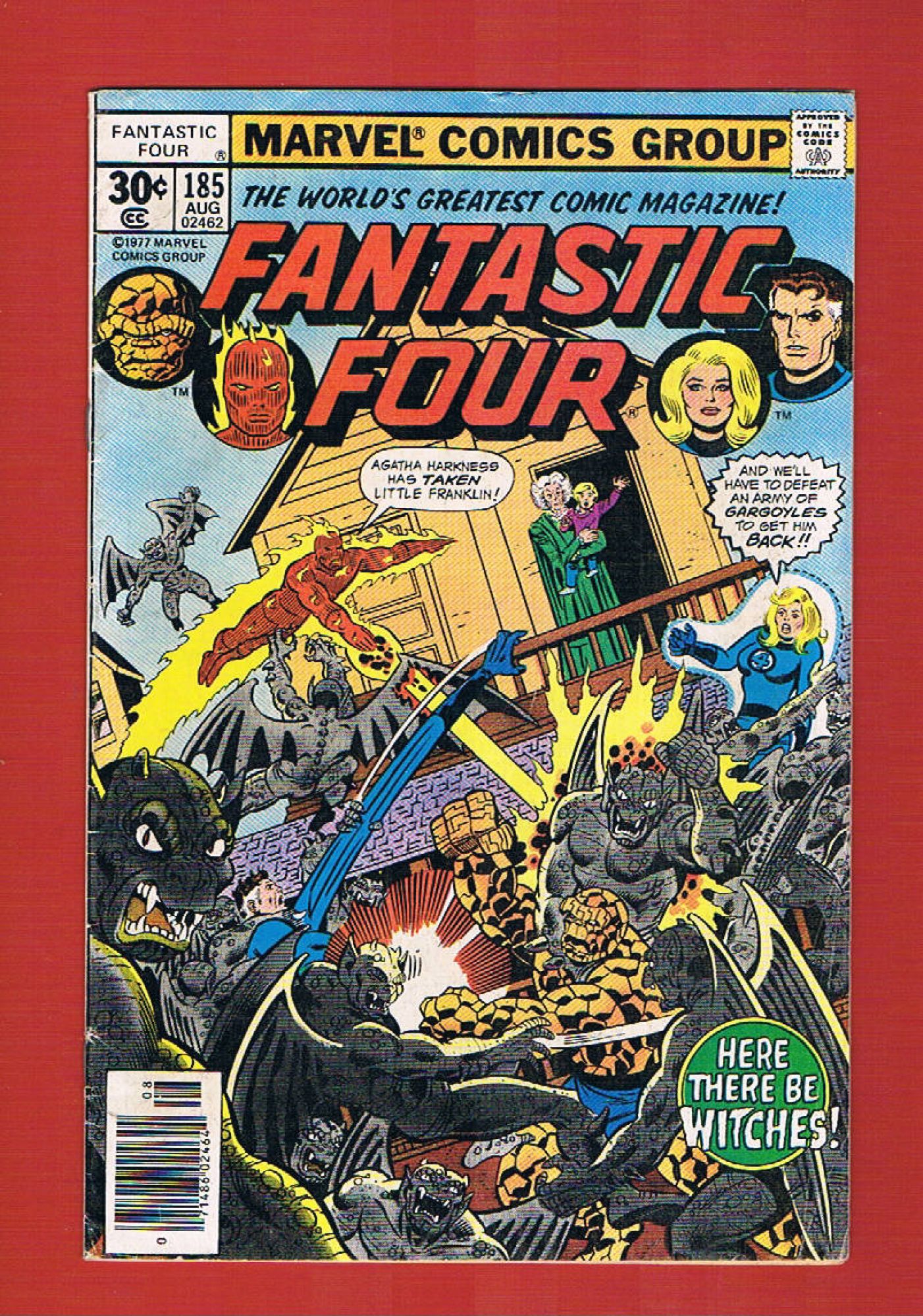 Fantastic Four #185, Aug 1977, 5.5 FN-