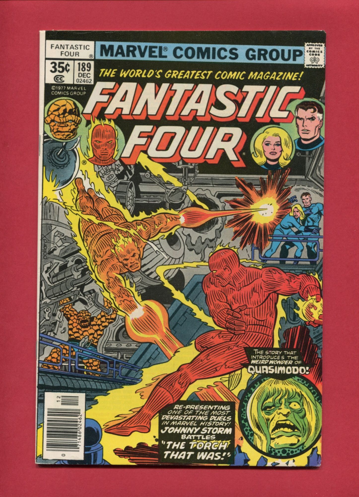 Fantastic Four #189, Dec 1977, 7.0 VF-
