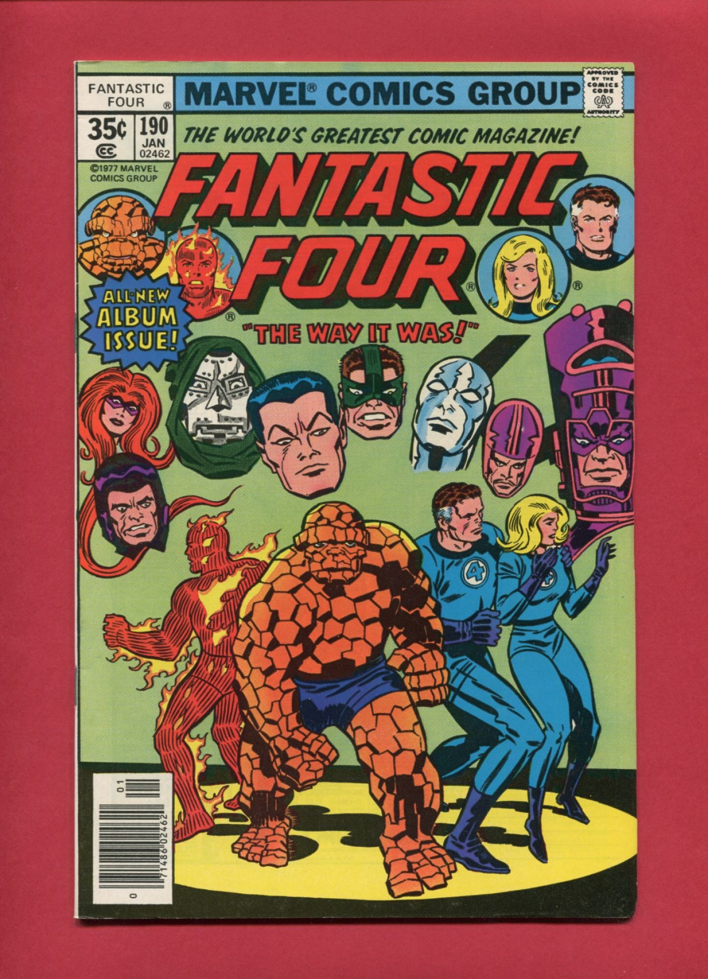 Fantastic Four #190, Jan 1978, 8.5 VF+