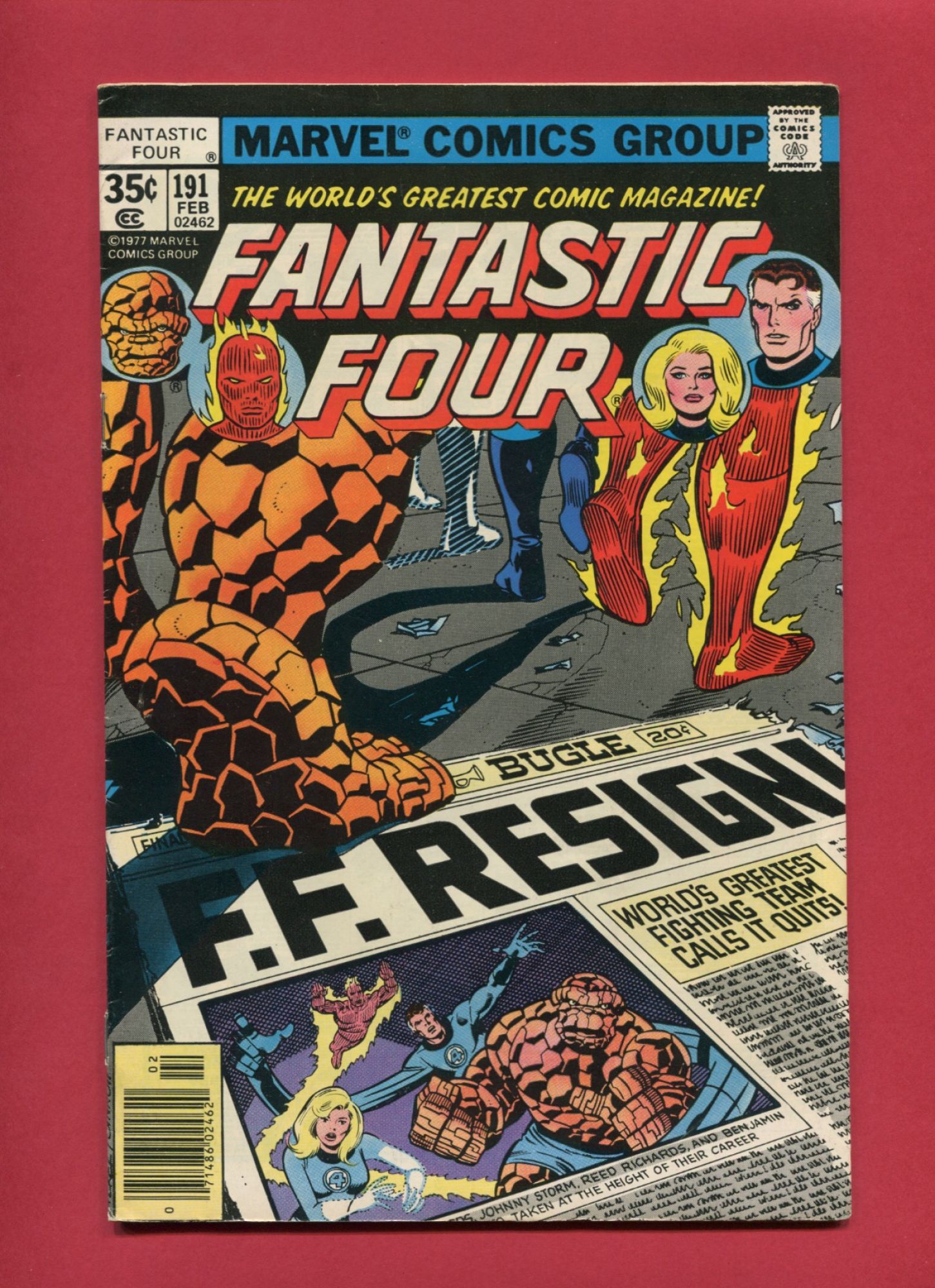 Fantastic Four #191, Feb 1978, 6.5 FN+