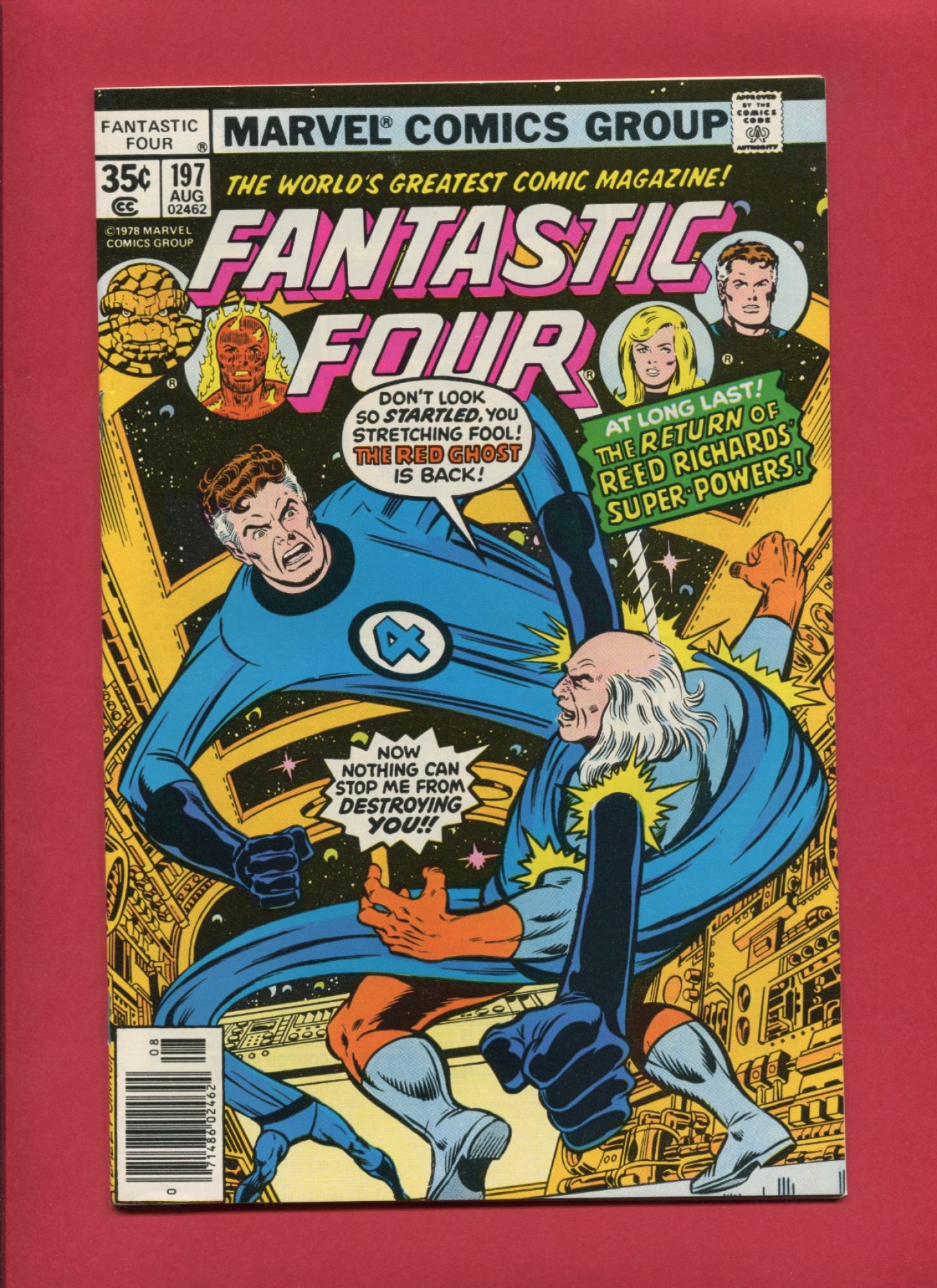 Fantastic Four #197, Aug 1978, 8.5 VF+