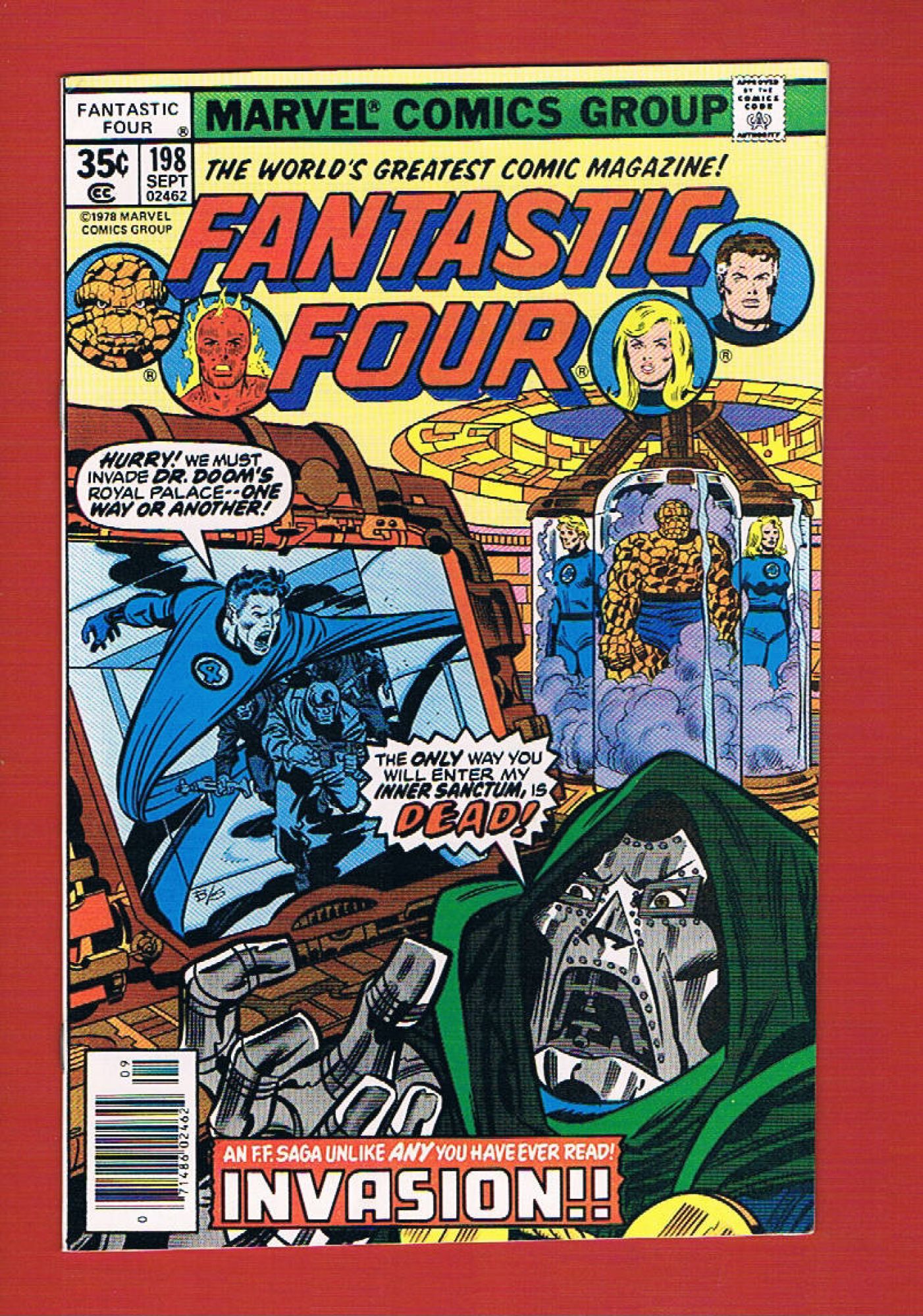 Fantastic Four #198, Sep 1978, 8.0 VF