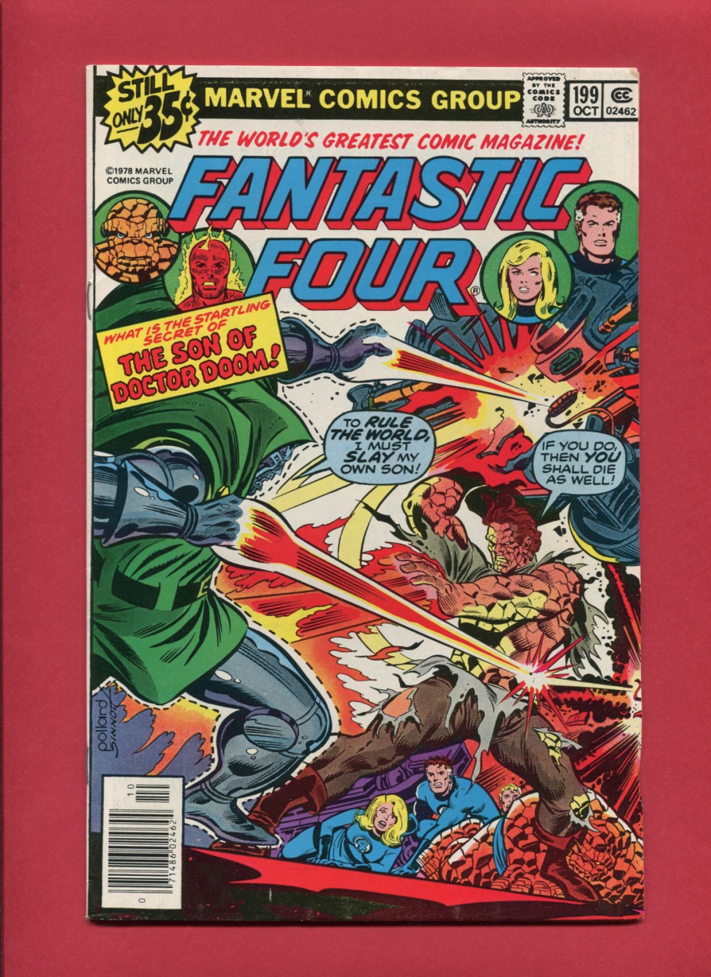 Fantastic Four #199, Oct 1978, 6.0 FN