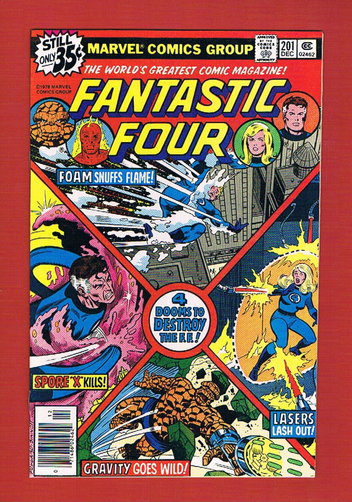 Fantastic Four #201, Dec 1978, 8.0 VF