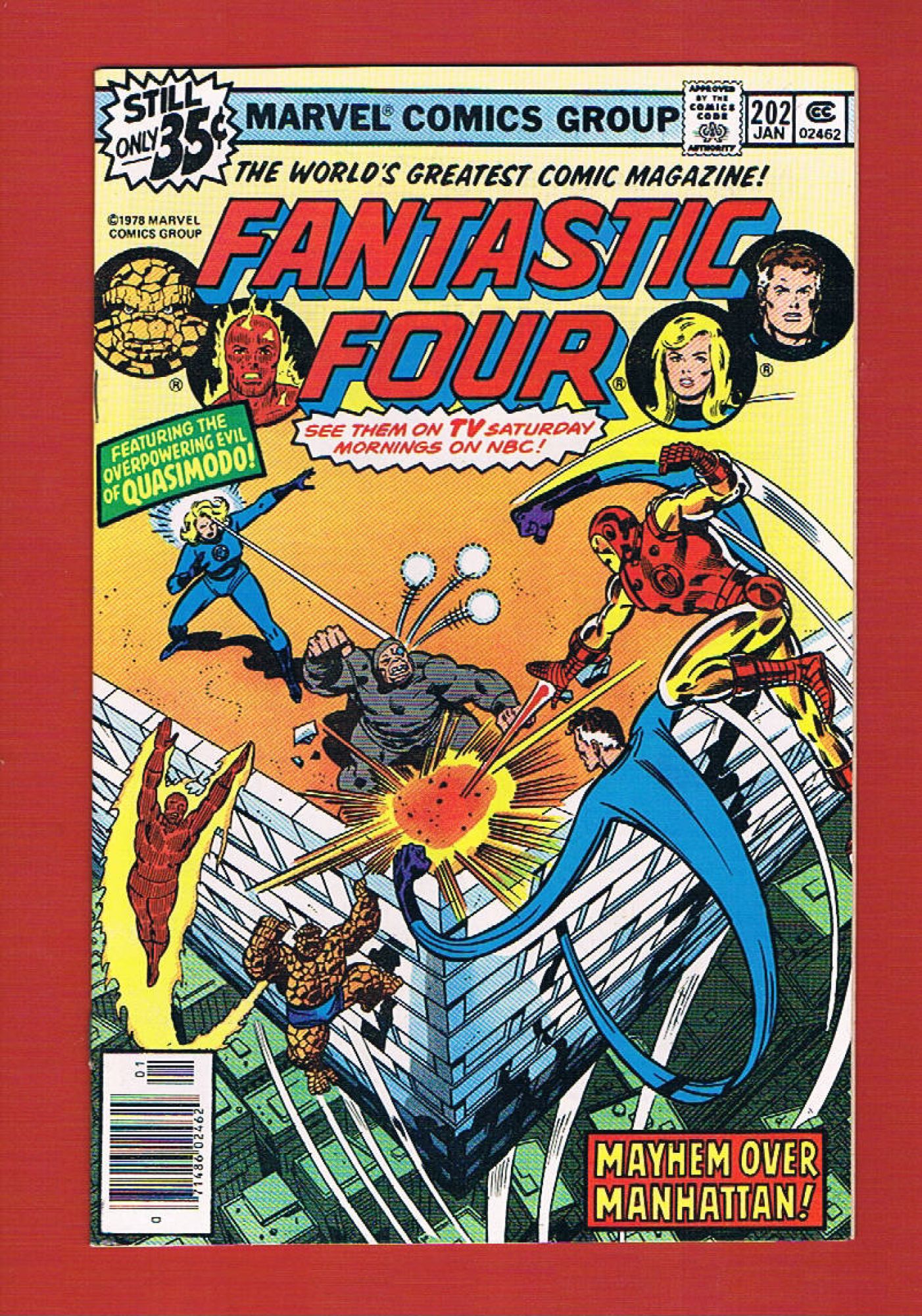 Fantastic Four #202, Jan 1979, 8.0 VF