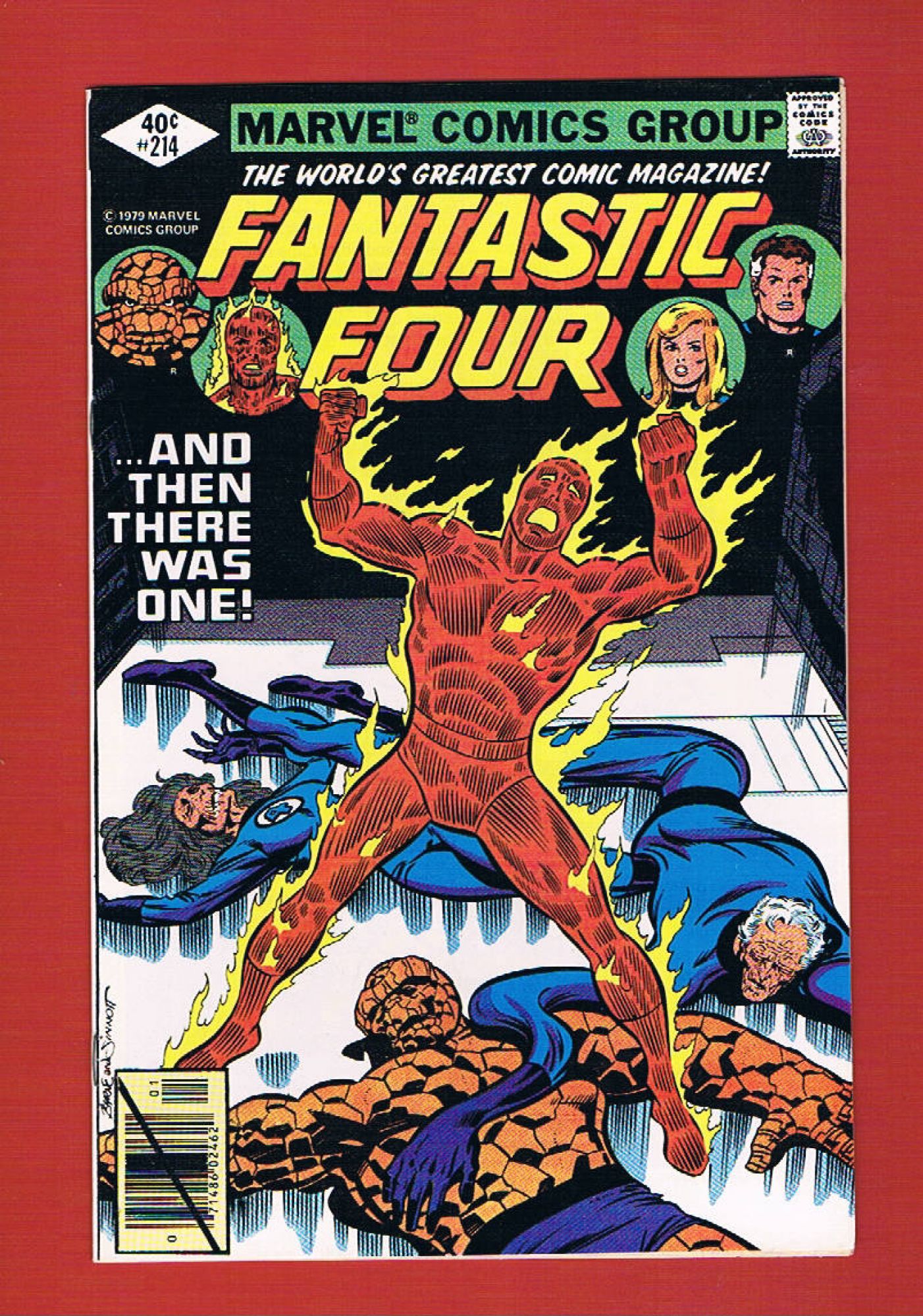 Fantastic Four #214, Jan 1980, 8.0 VF