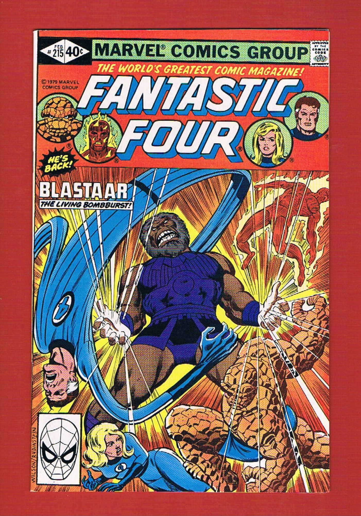 Fantastic Four #215, Feb 1980, 8.0 VF