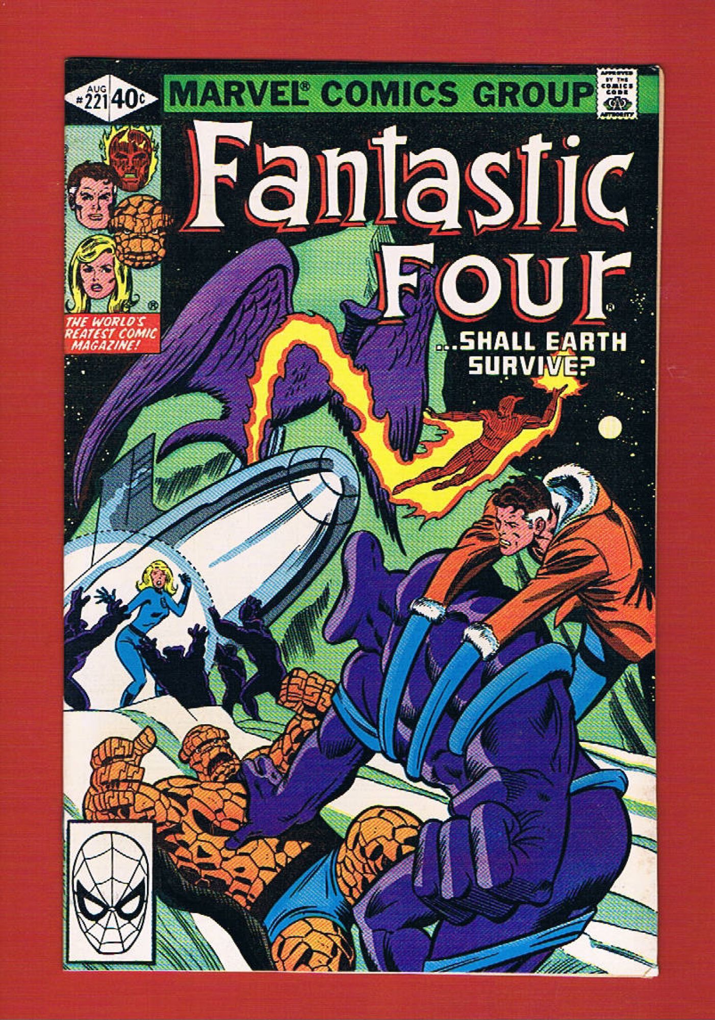 Fantastic Four #221, Aug 1980, 8.5 VF+
