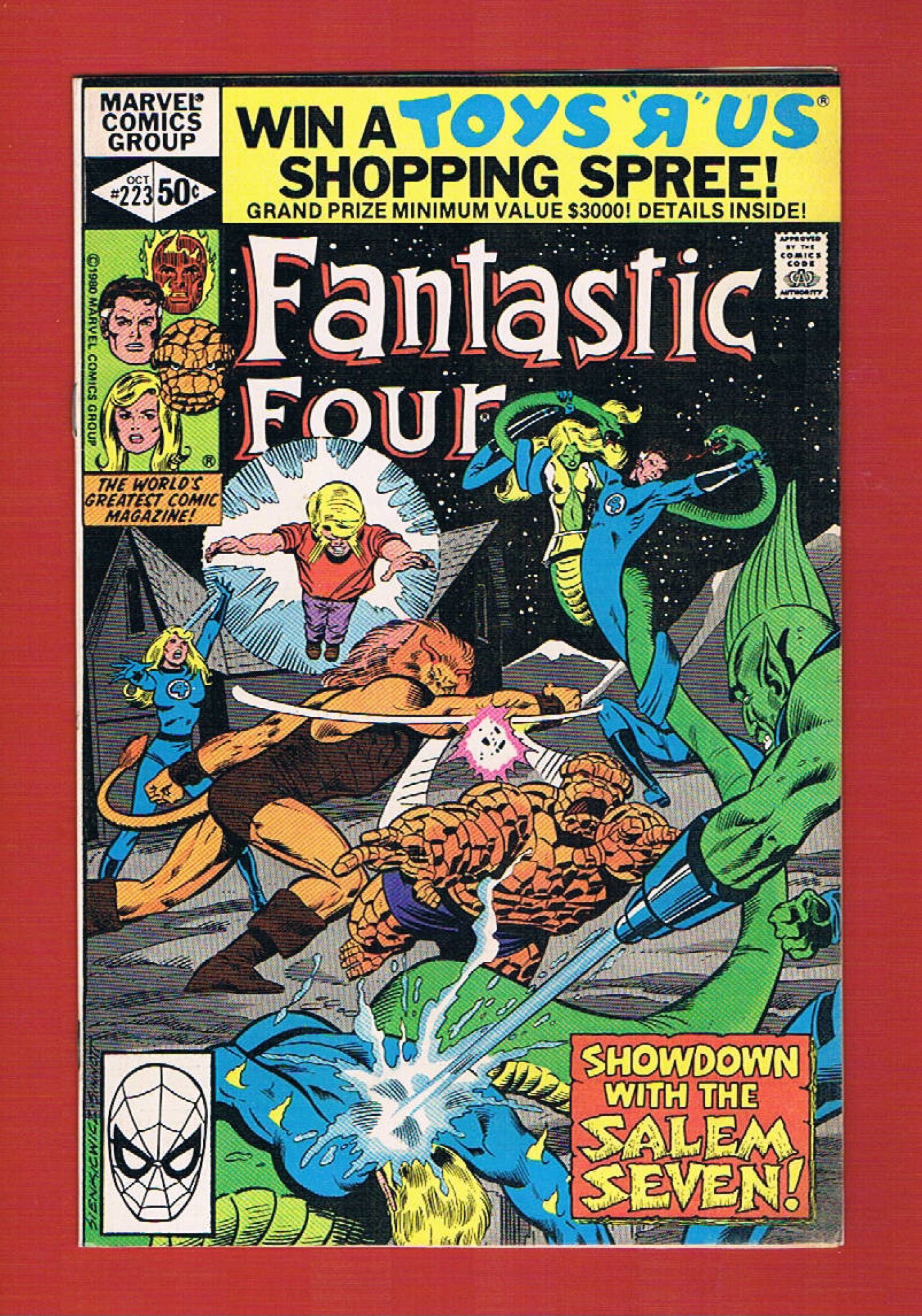 Fantastic Four #223, Oct 1980, 8.5 VF+