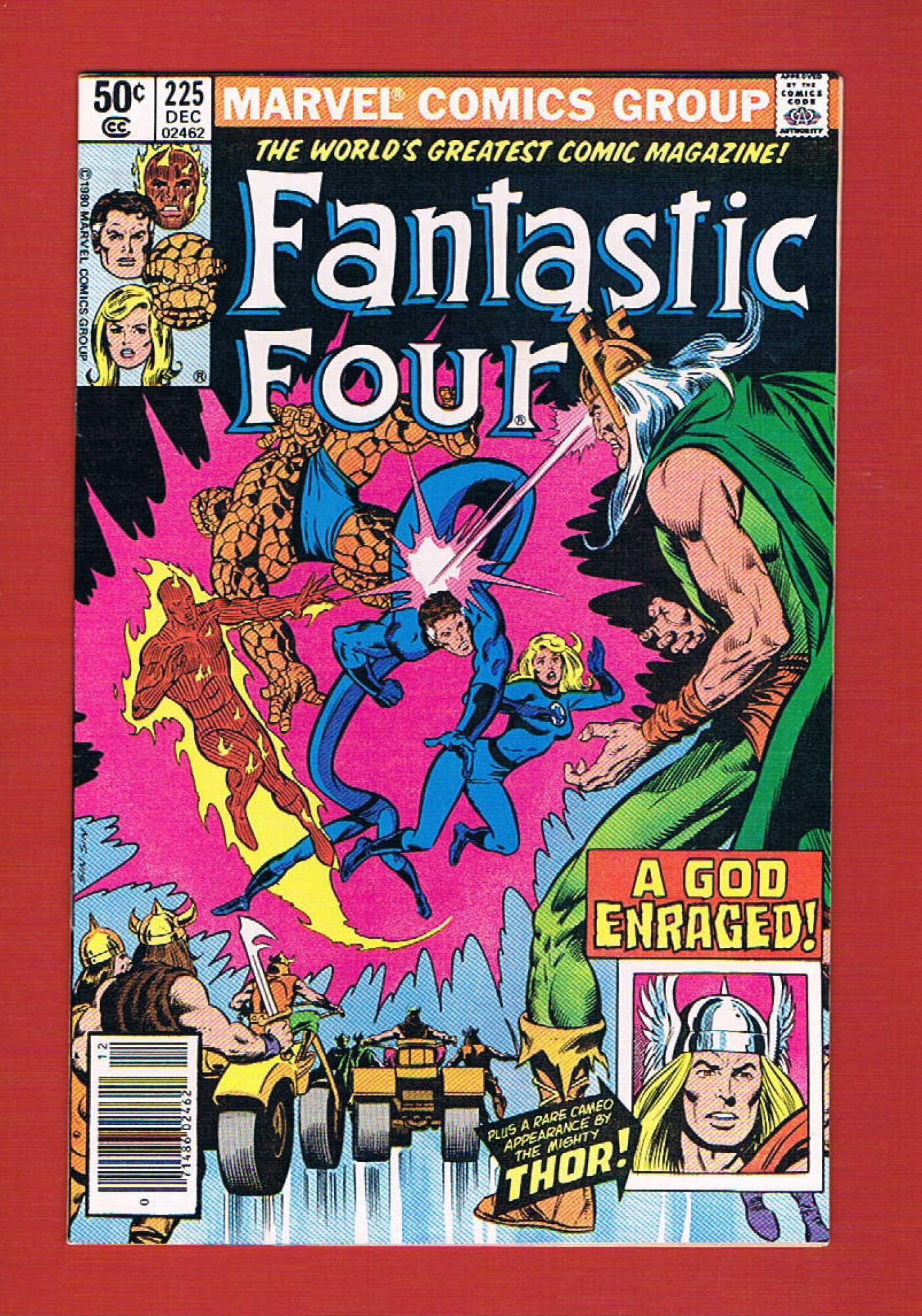 Fantastic Four #225, Dec 1980, 7.0 FN/VF