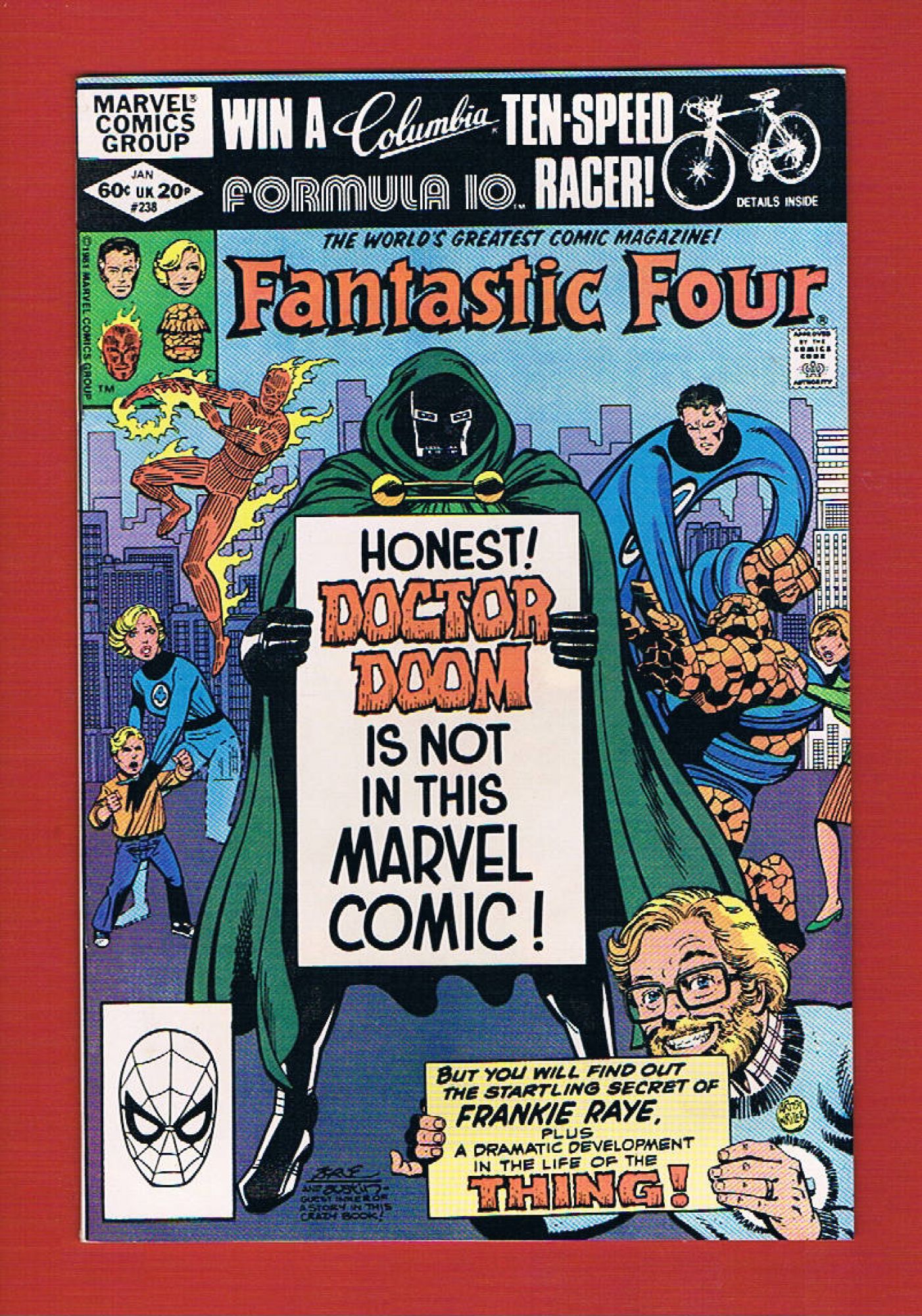 Fantastic Four #238, Jan 1982, 8.5 VF+