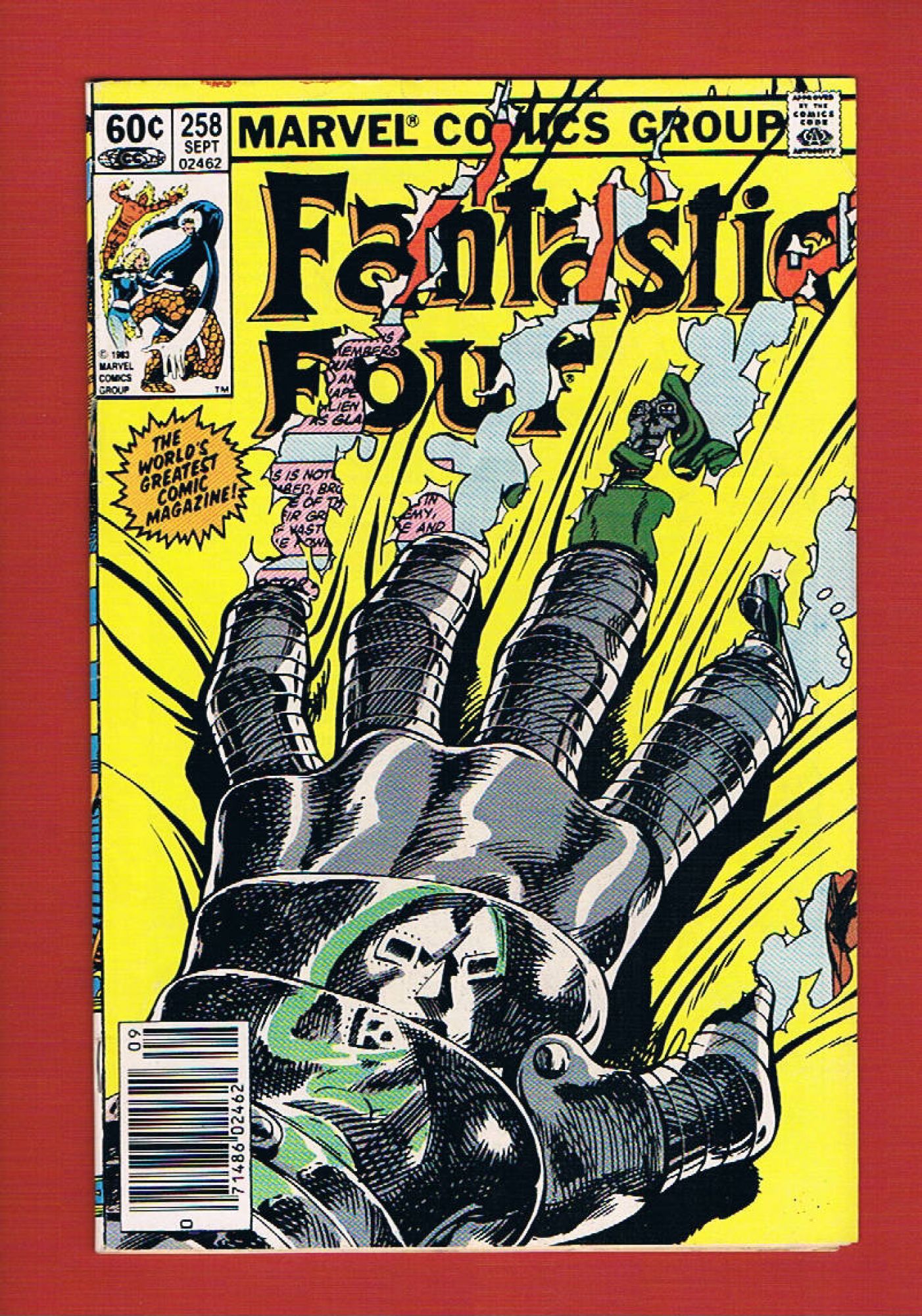 Fantastic Four #258, Sep 1983, 7.0 FN/VF
