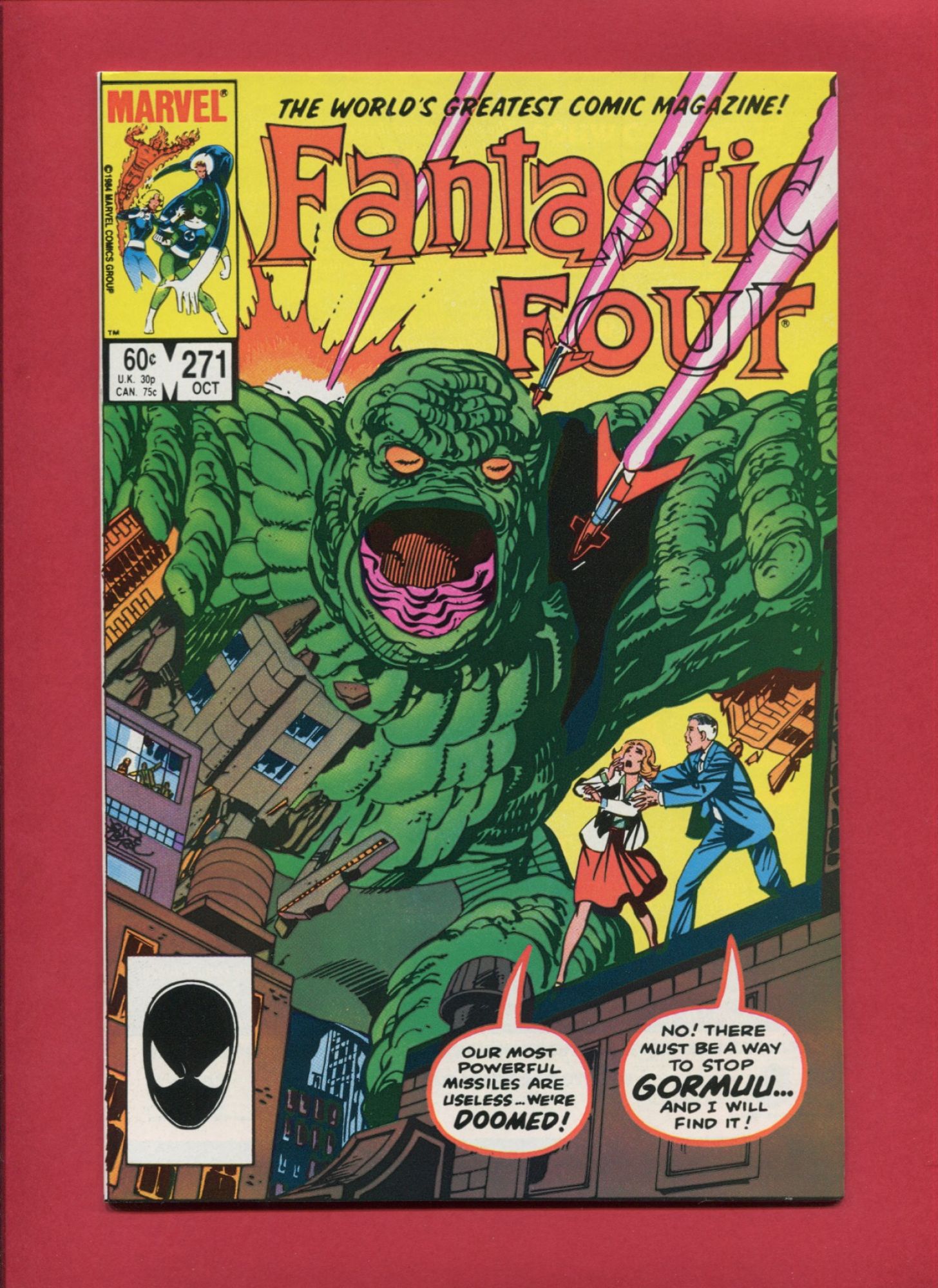 Fantastic Four #271, Oct 1984, 9.2 NM-