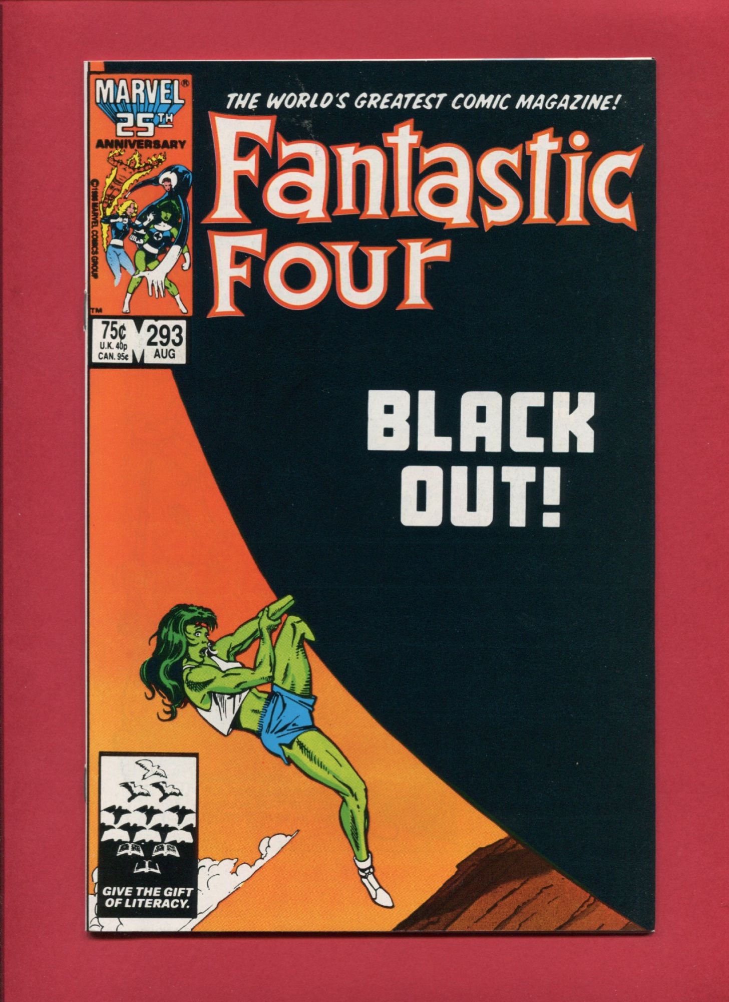 Fantastic Four #293, Aug 1986, 9.2 NM-