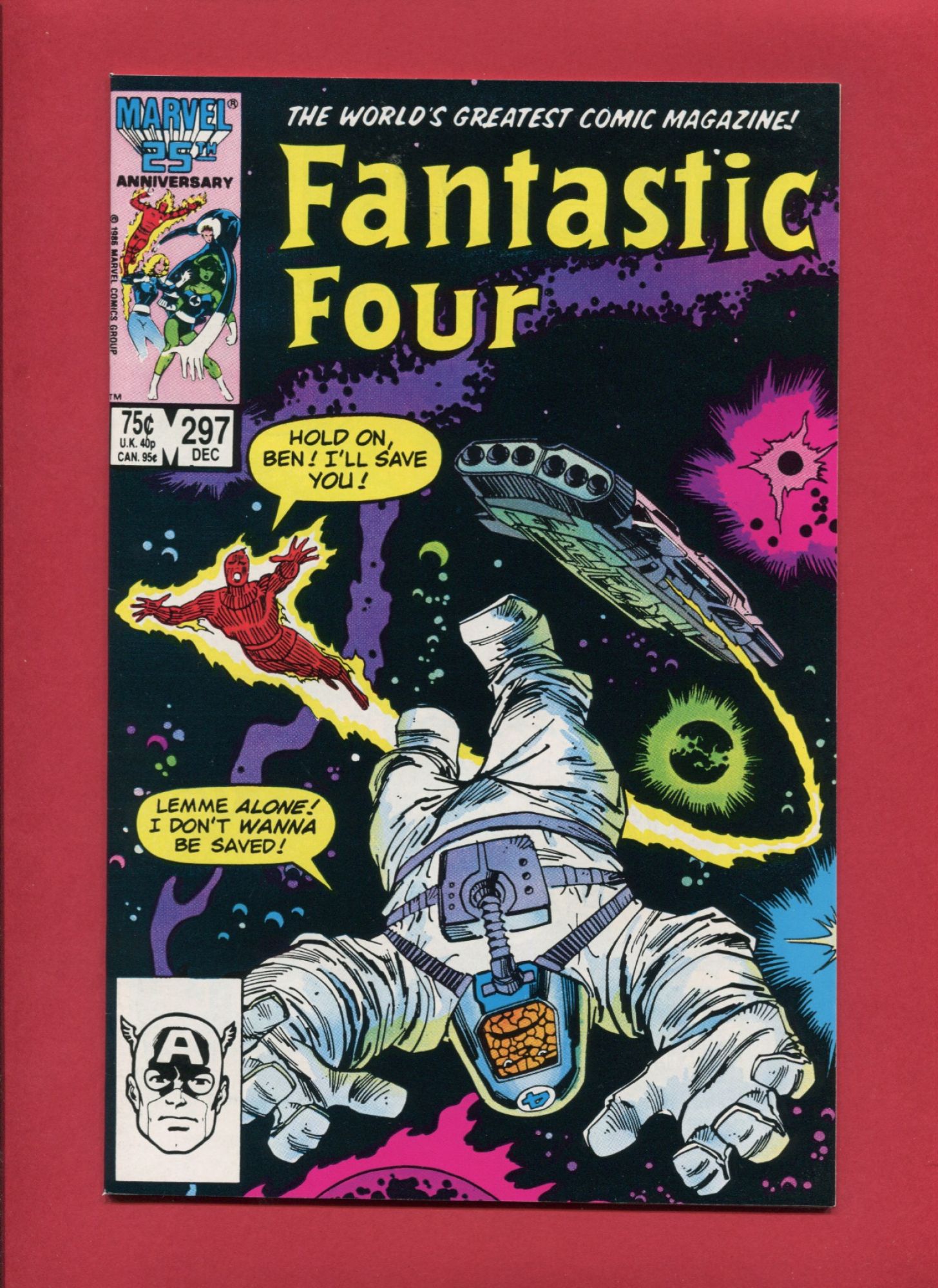 Fantastic Four #297, Dec 1986, 9.2 NM-
