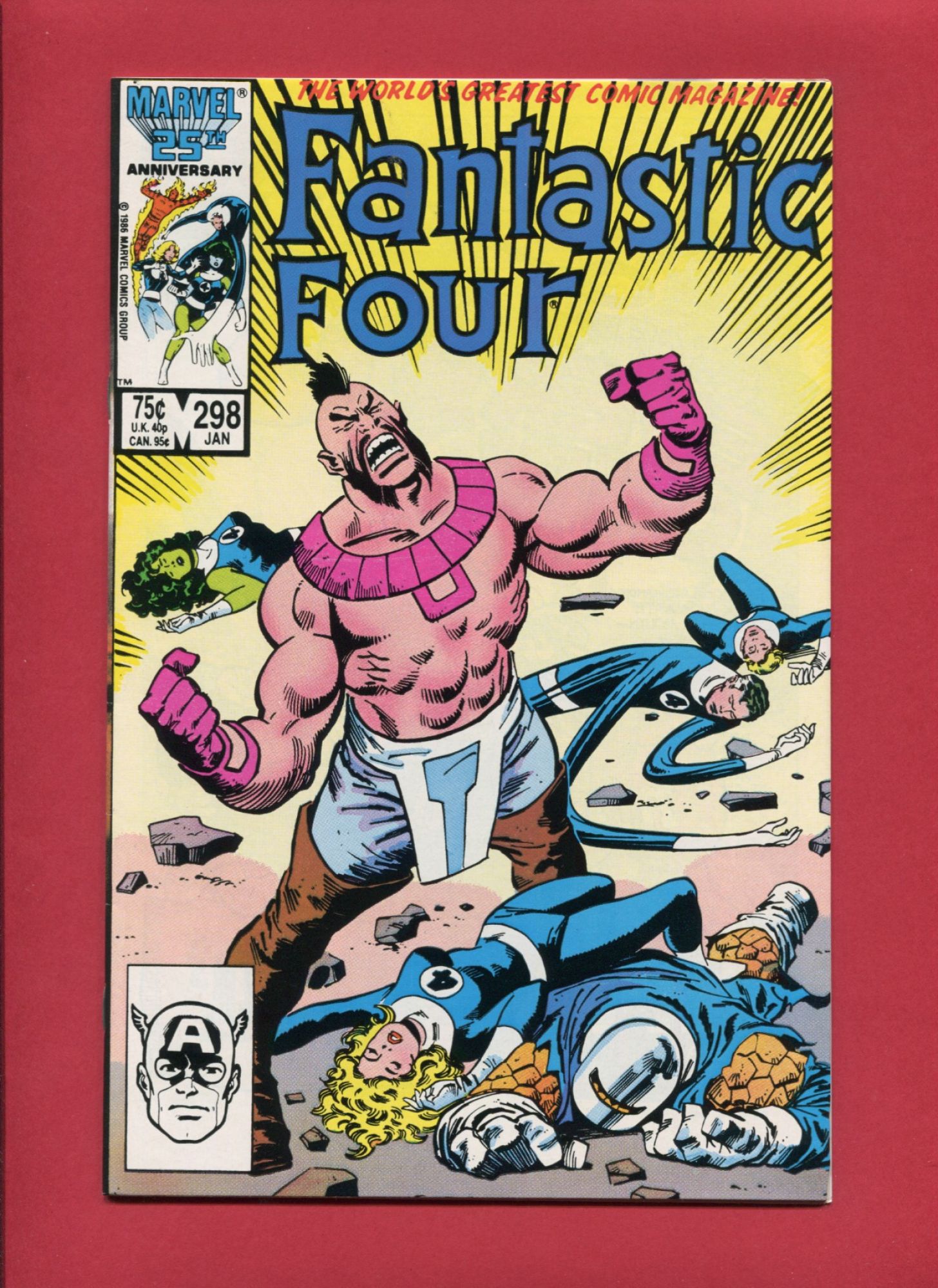 Fantastic Four #298, Jan 1987, 9.2 NM-