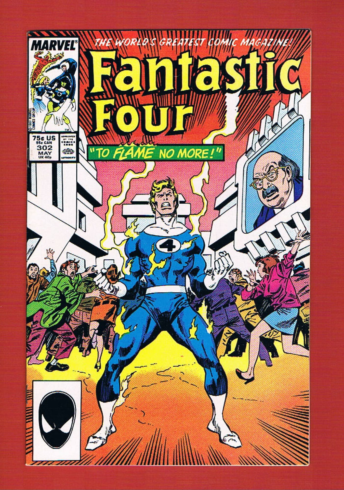 Fantastic Four #302, May 1987, 8.5 VF+