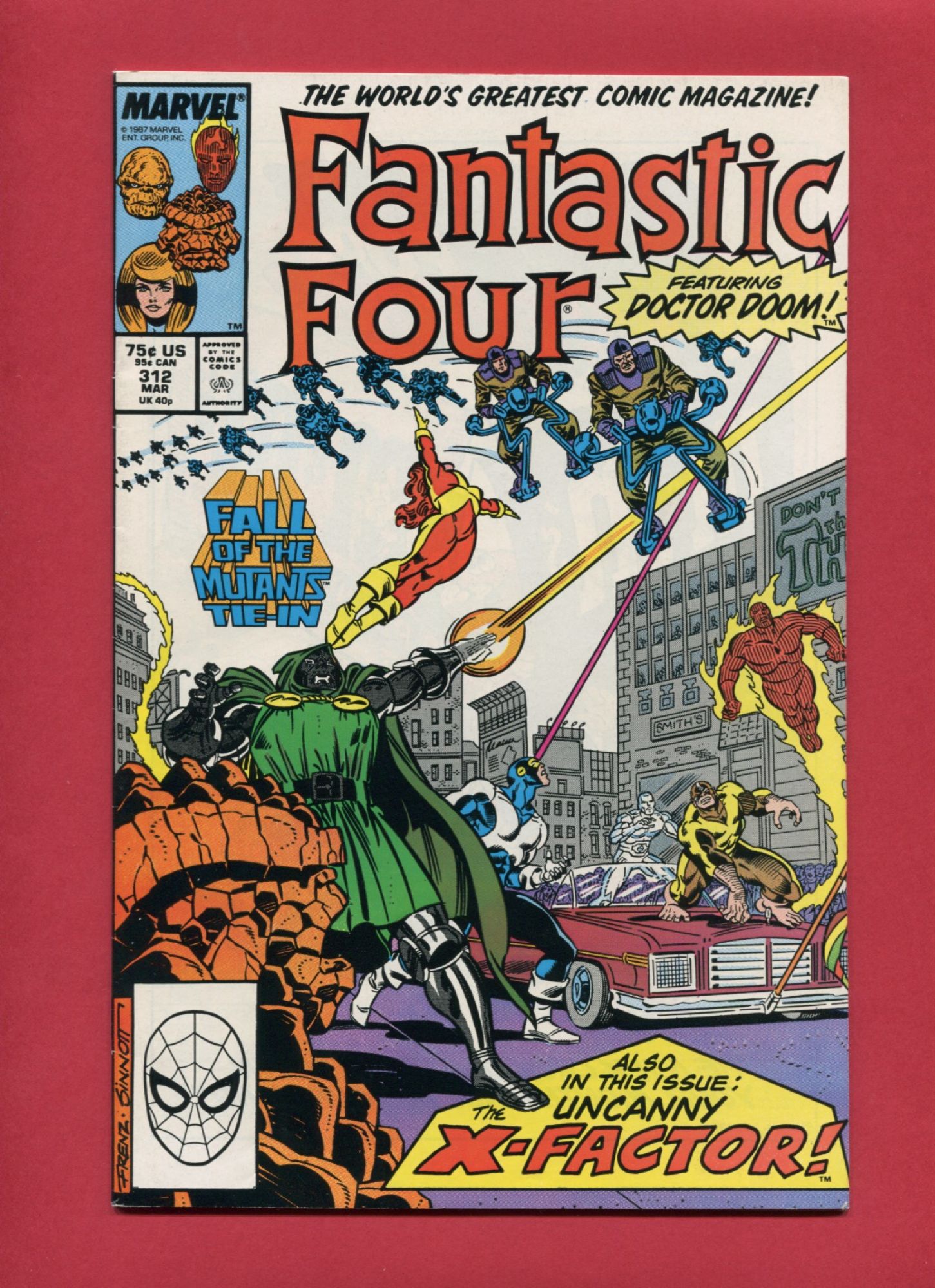 Fantastic Four #312, Mar 1988, 7.5 VF-