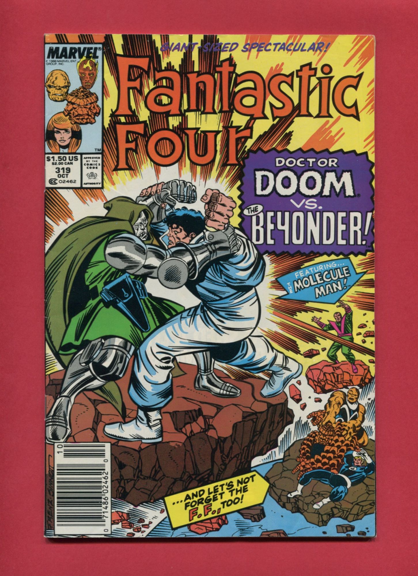 Fantastic Four #319, Oct 1988, 7.0 FN/VF
