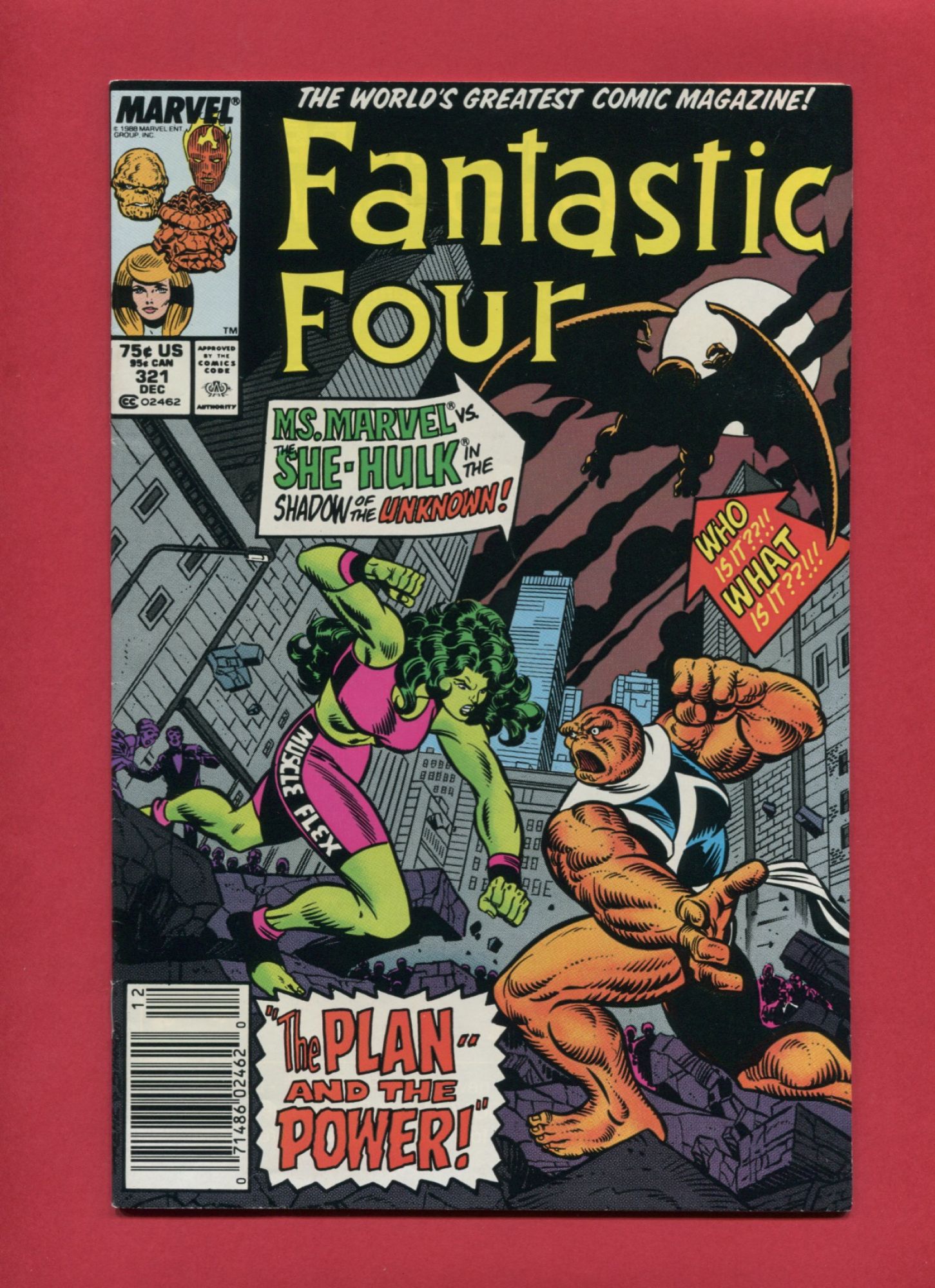 Fantastic Four #321, Dec 1988, 8.0 VF