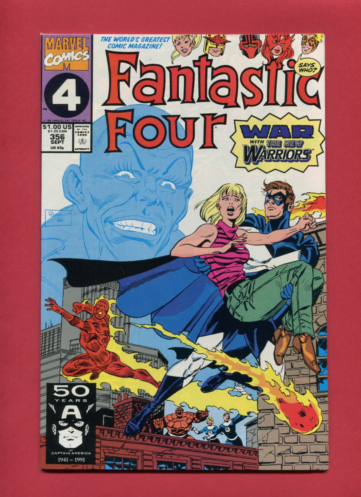 Fantastic Four #356, Sep 1991, 8.5 VF+