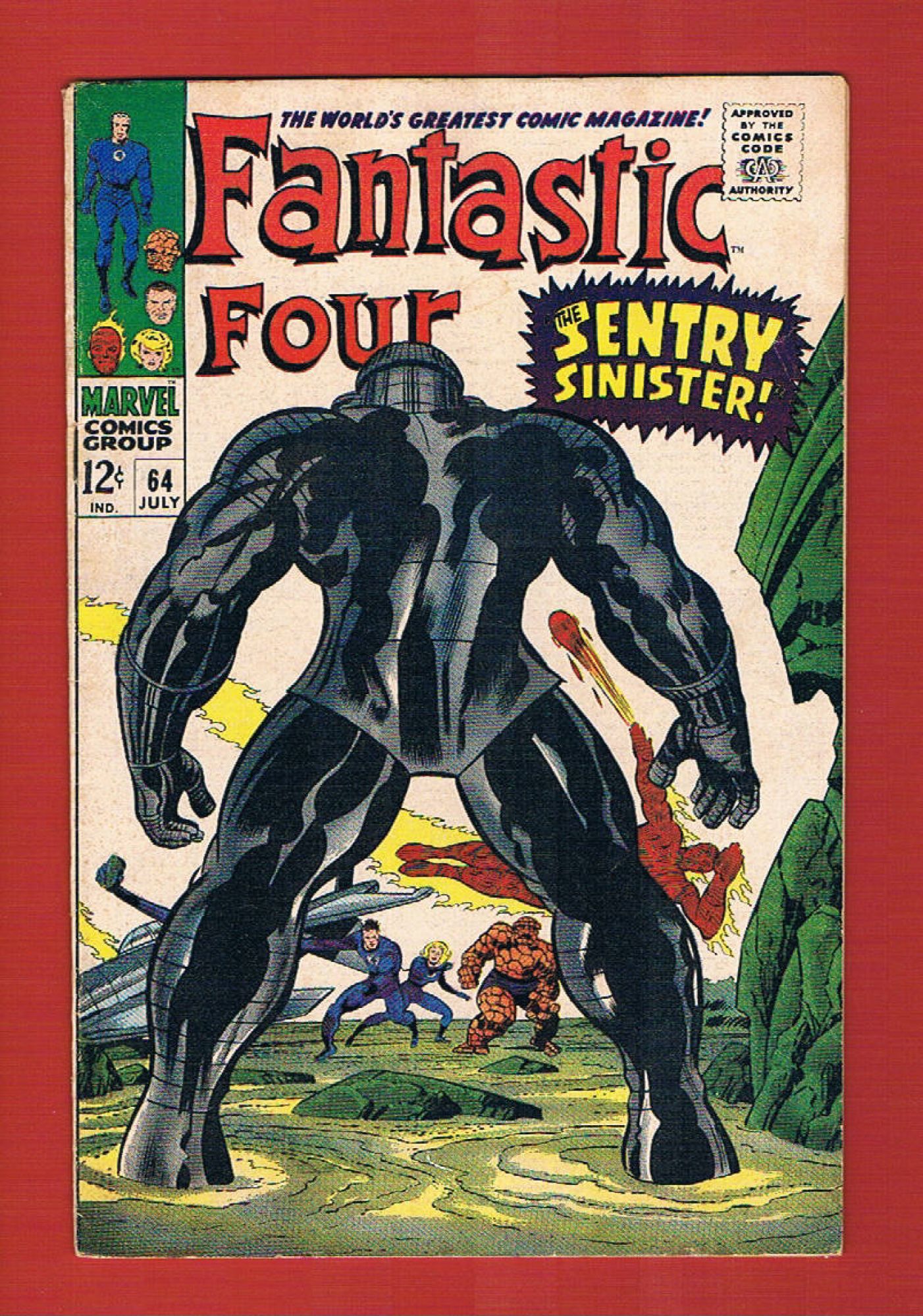 Fantastic Four #64, Jul 1967, 5.5 FN-