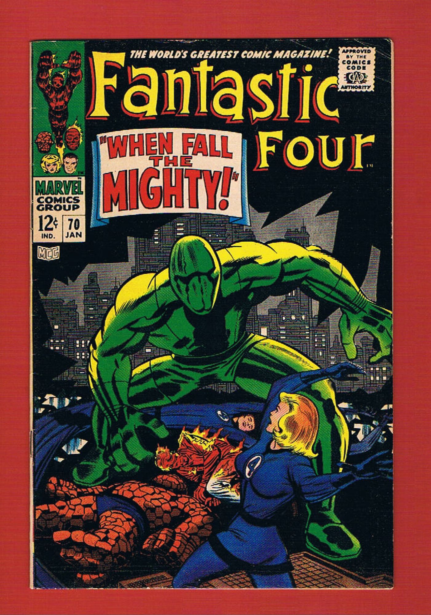 Fantastic Four #70, Jan 1968, 6.0 FN