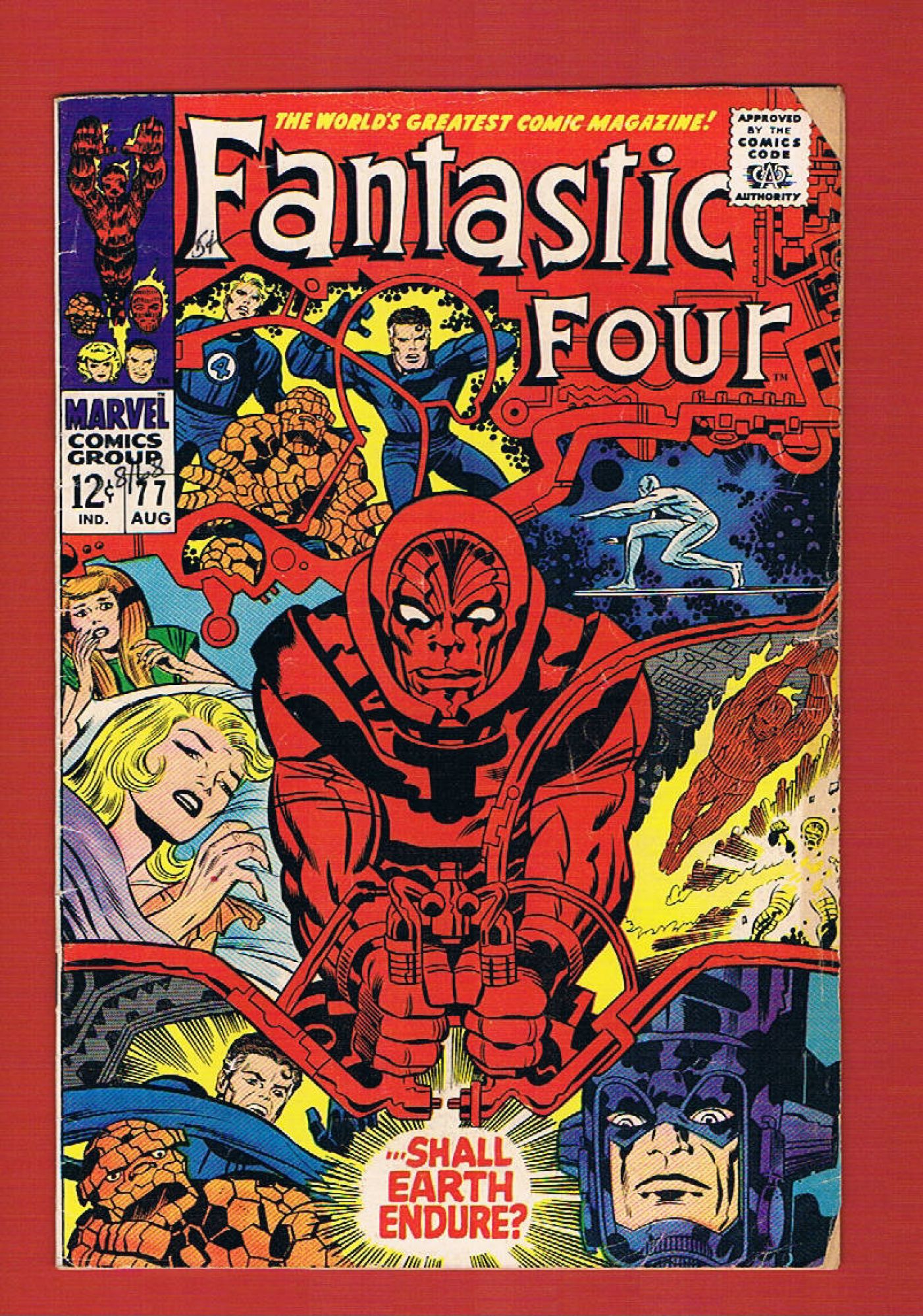 Fantastic Four #77, Aug 1968, 4.5 VG+