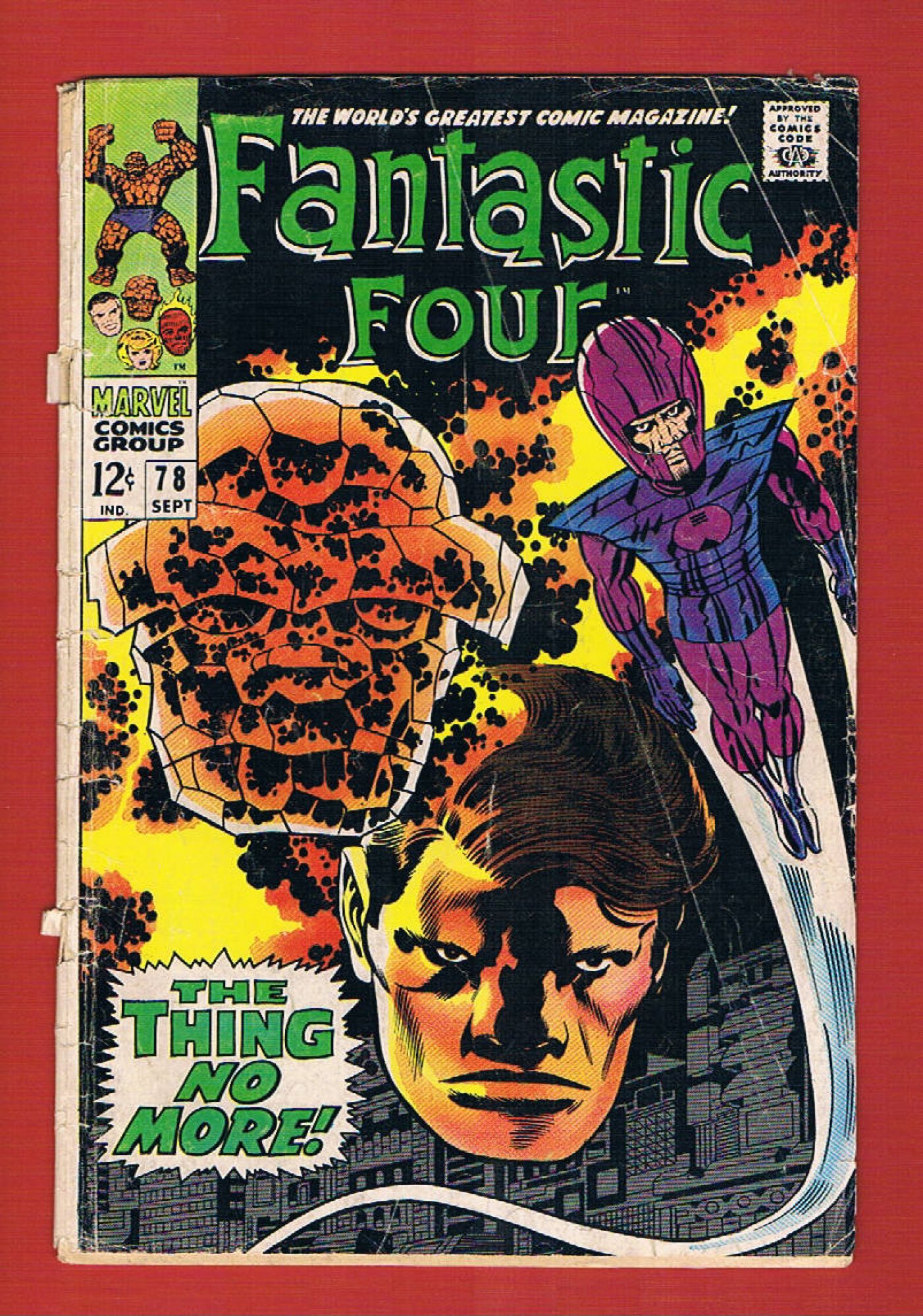 Fantastic Four #78, Sep 1968, 2.5 GD+