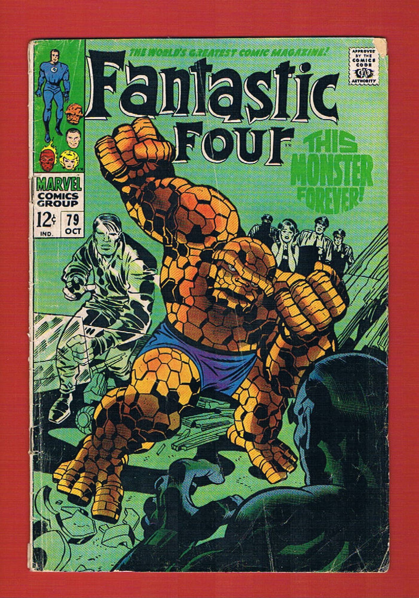 Fantastic Four #79, Oct 1968, 4.5 VG+