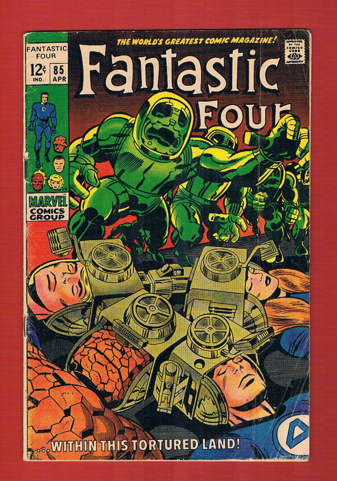 Fantastic Four #85, Apr 1969, 4.5 VG+