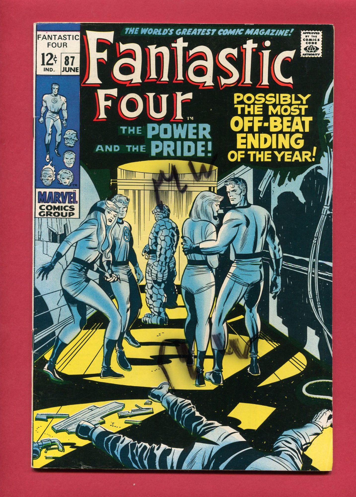 Fantastic Four #87, Jun 1969, 5.0 VG/FN