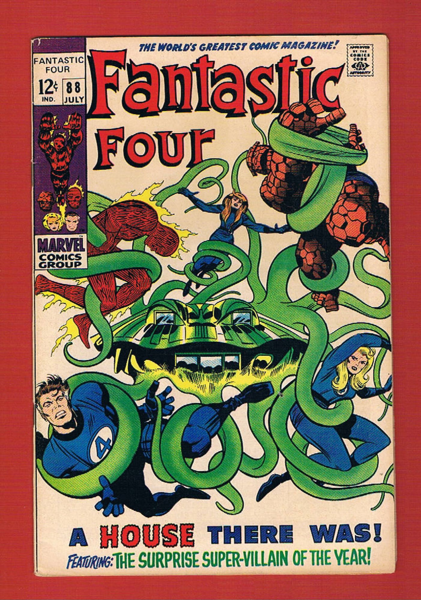 Fantastic Four #88, Jul 1969, 6.5 FN+