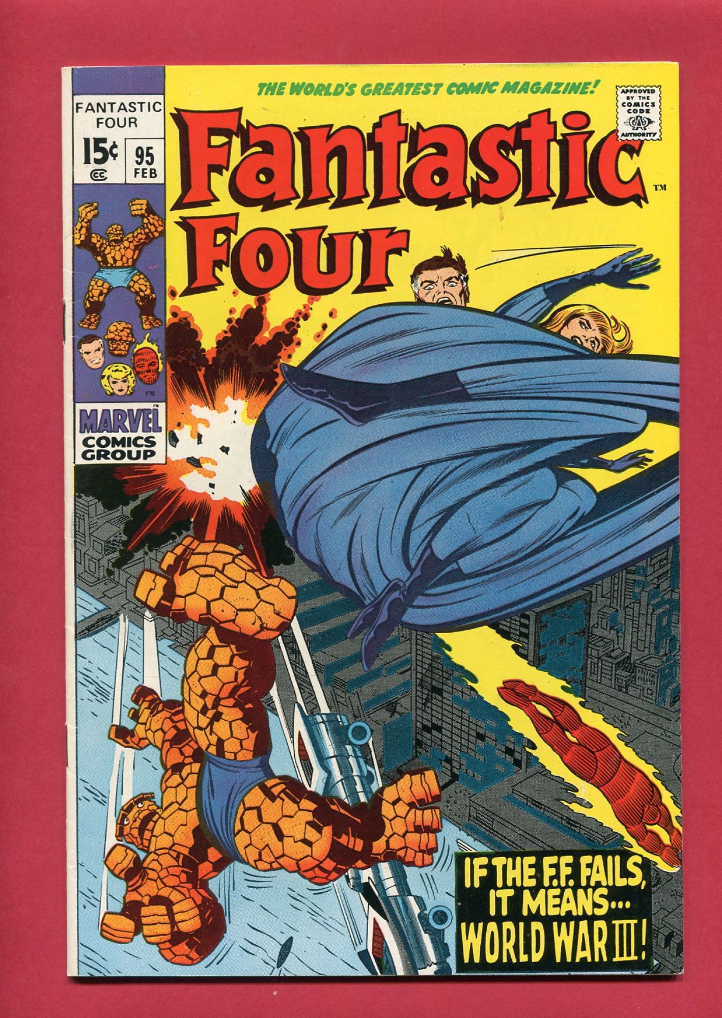 Fantastic Four #95, Feb 1970, 8.0 VF