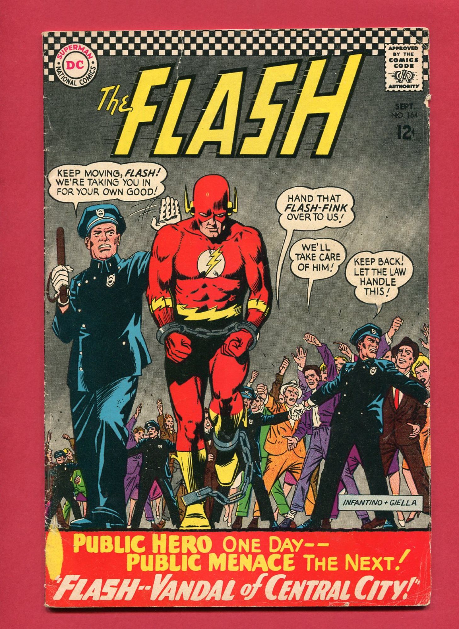 Flash #164, Jan 1969, 5.5 FN-