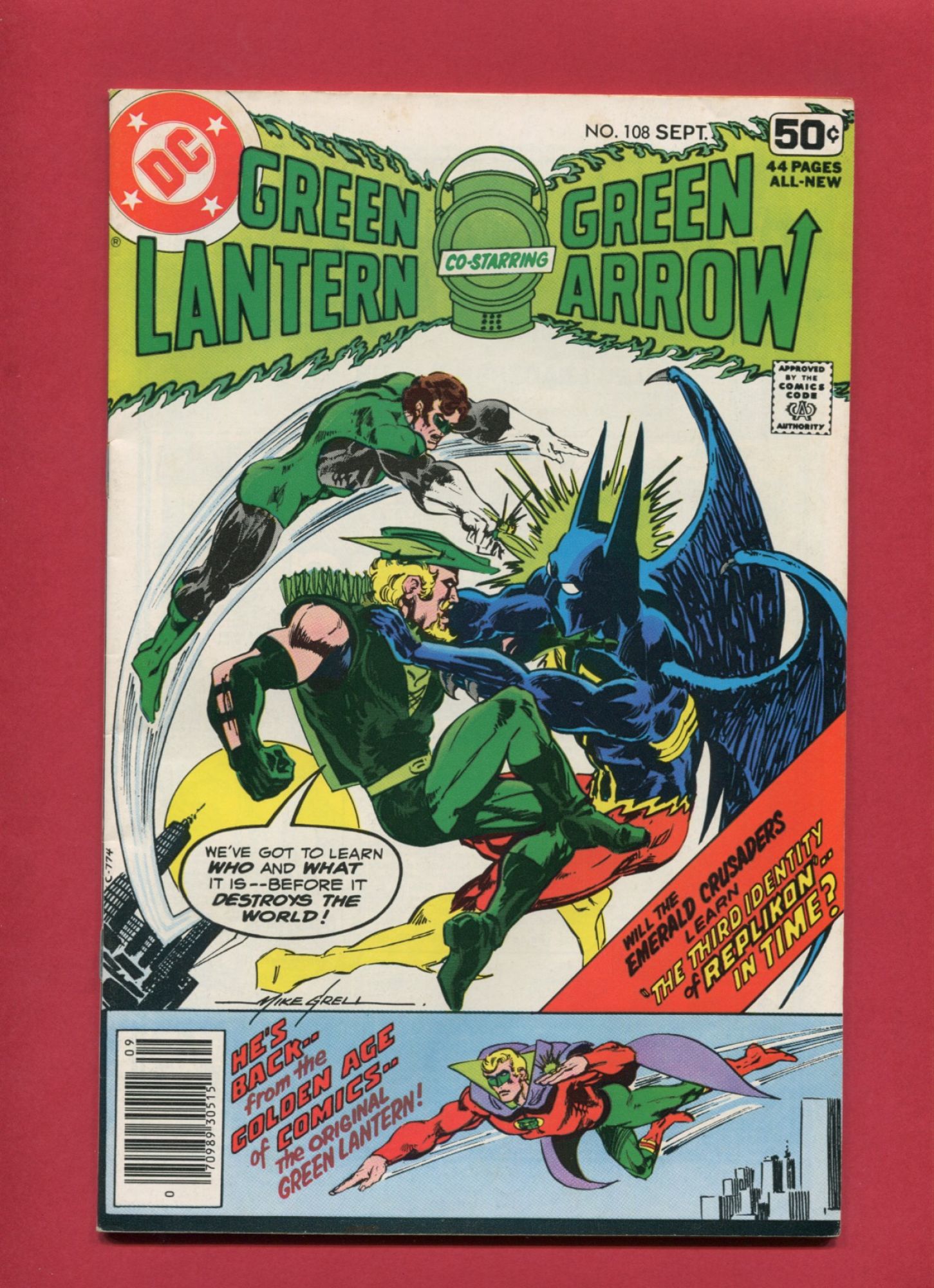 Green Lantern, #108, Sep 1978, 8.0 VF