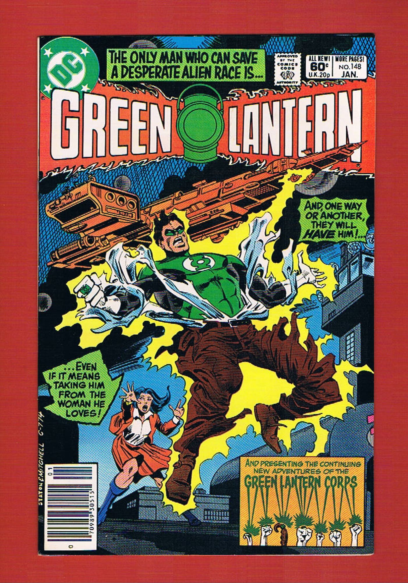 Green Lantern #148, Jan 1982, 9.2 NM-