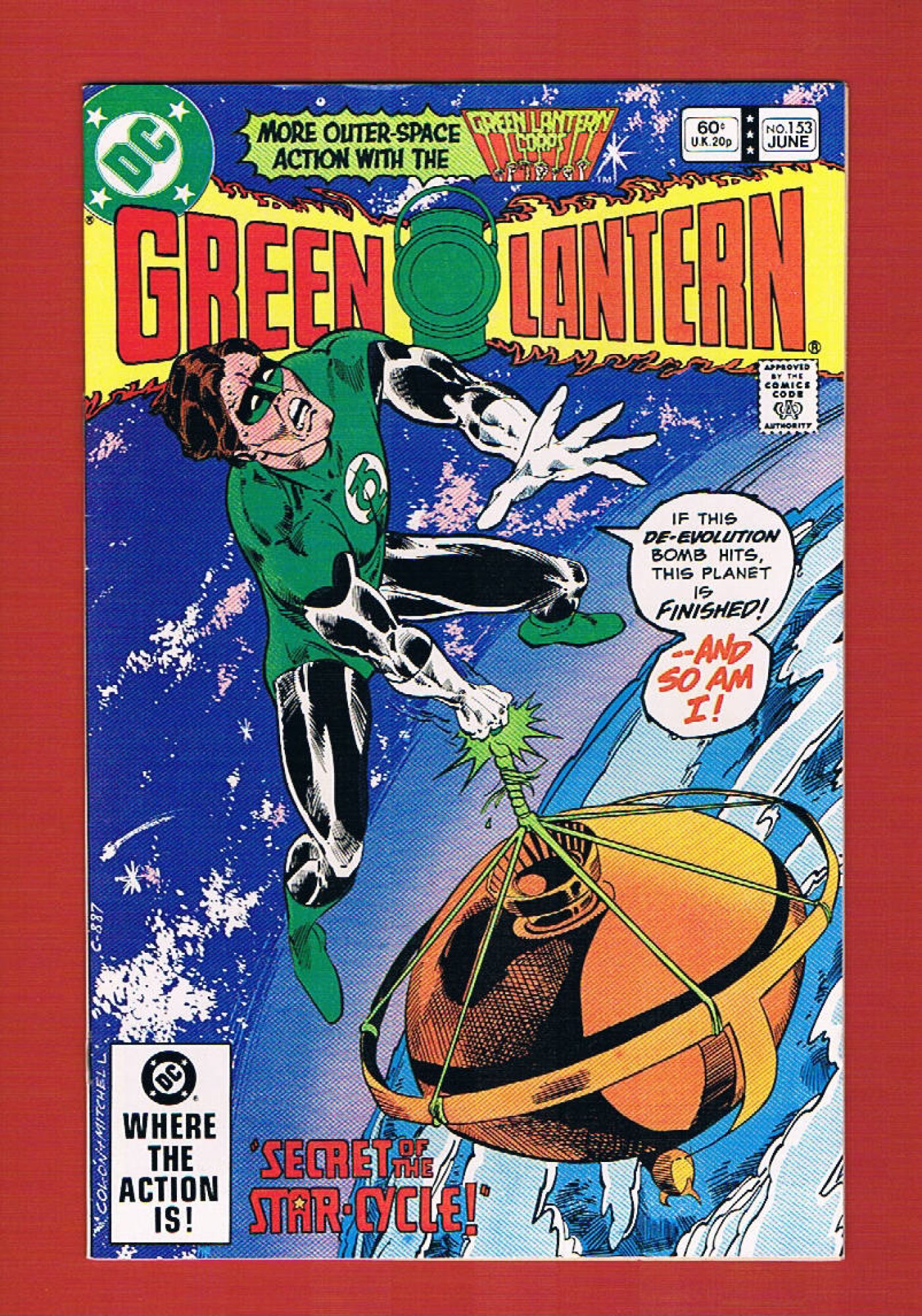 Green Lantern #153, Jun 1982, 9.2 NM-