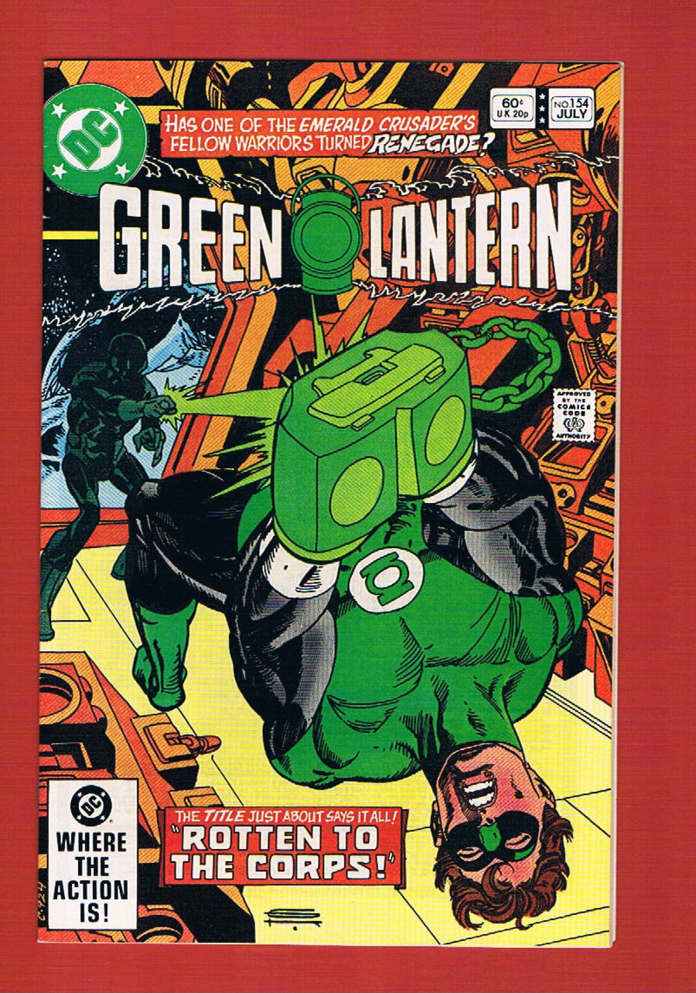 Green Lantern #154, Jul 1982, 9.2 NM-