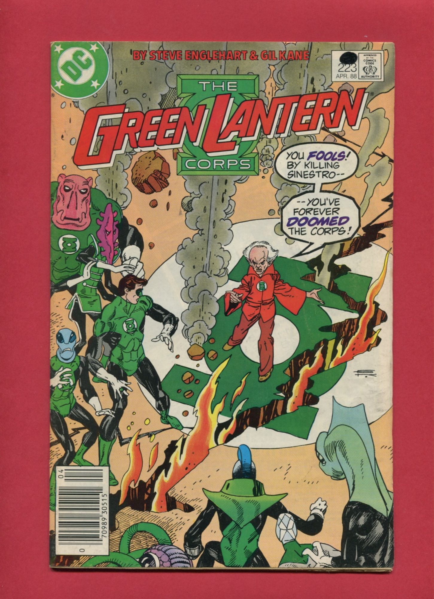 Green Lantern #223, Apr 1988, 5.0 VG/FN