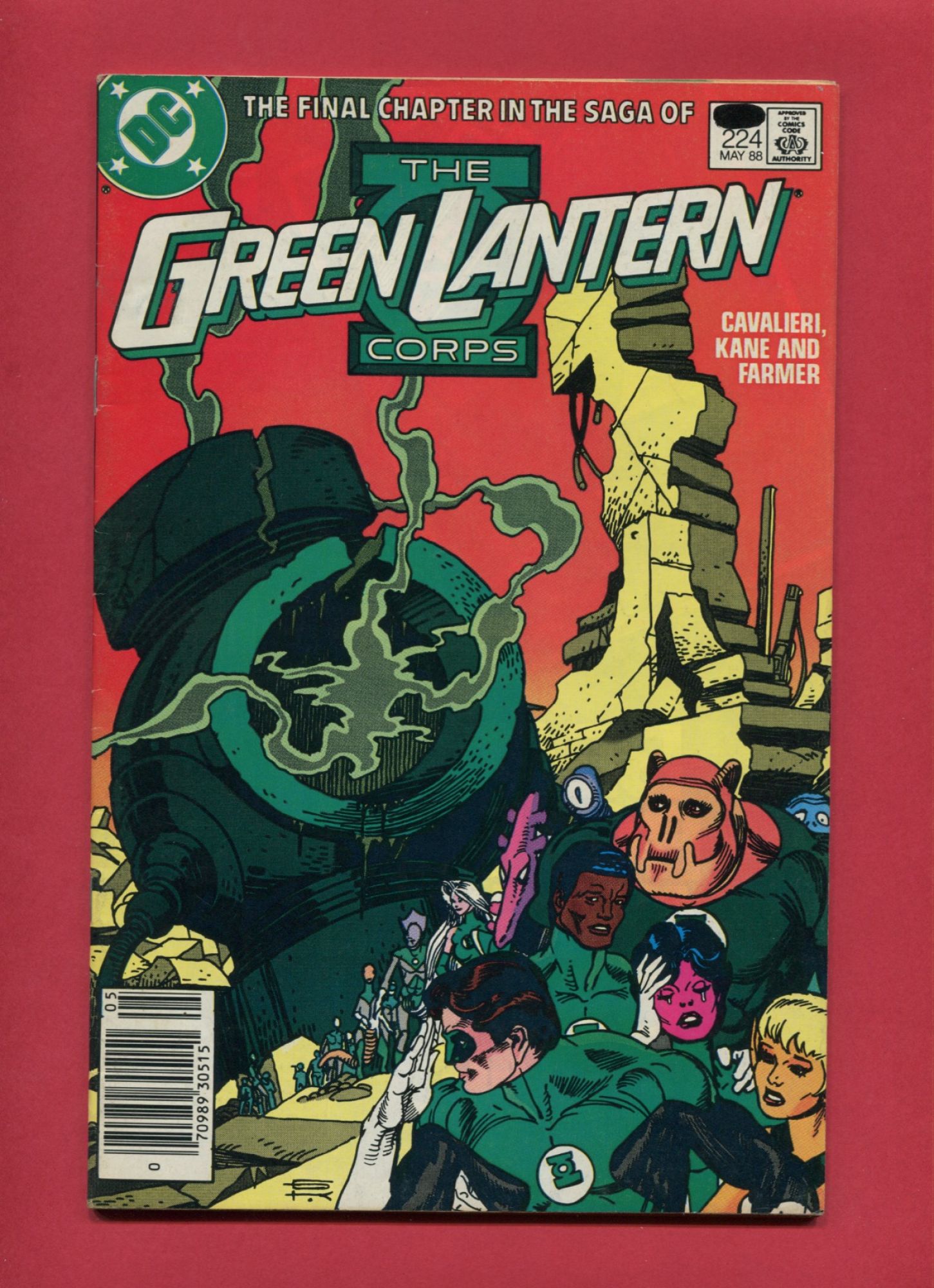 Green Lantern #224, May 1988, 6.5 FN+