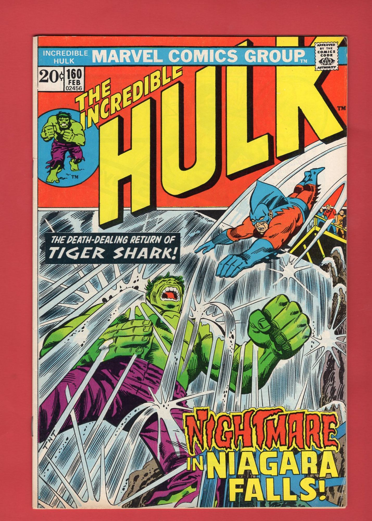 Incredible Hulk #160, Feb 1973, 6.5 FN+