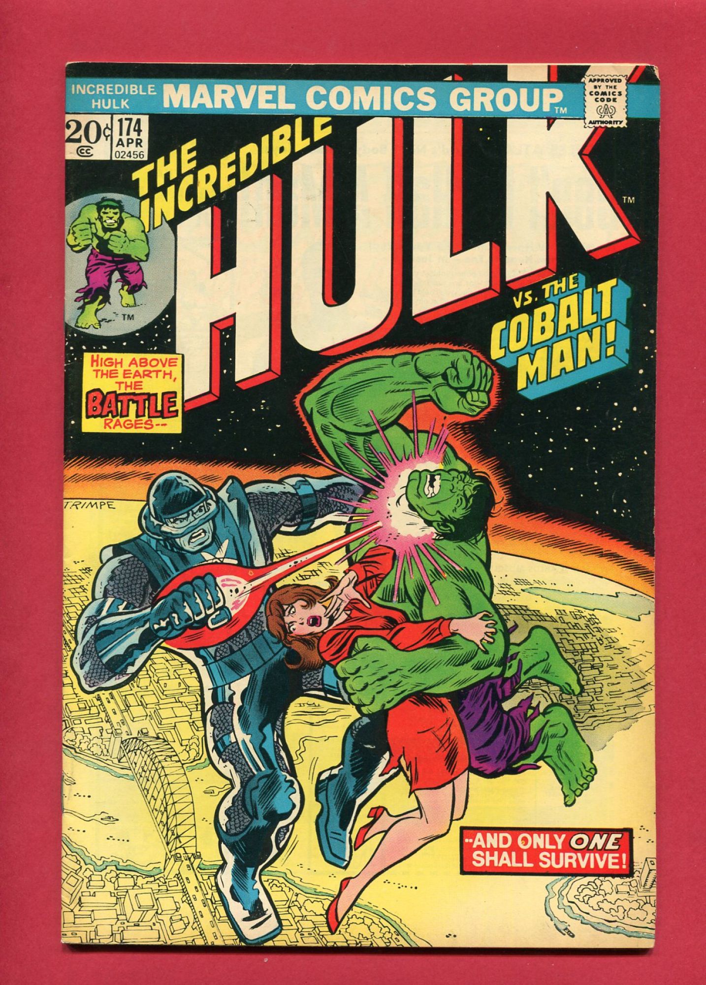Incredible Hulk #174, Apr 1974, 8.0 VF