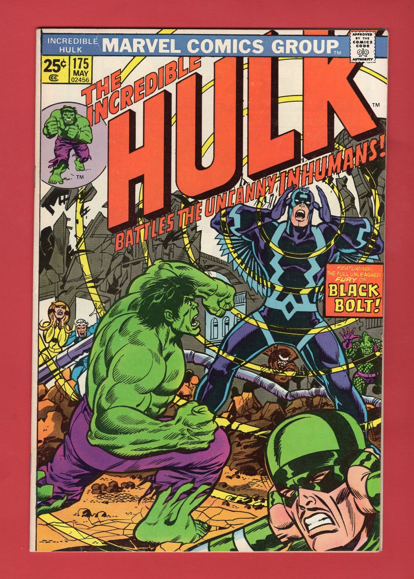 Incredible Hulk #175, May 1974, 7.5 VF-