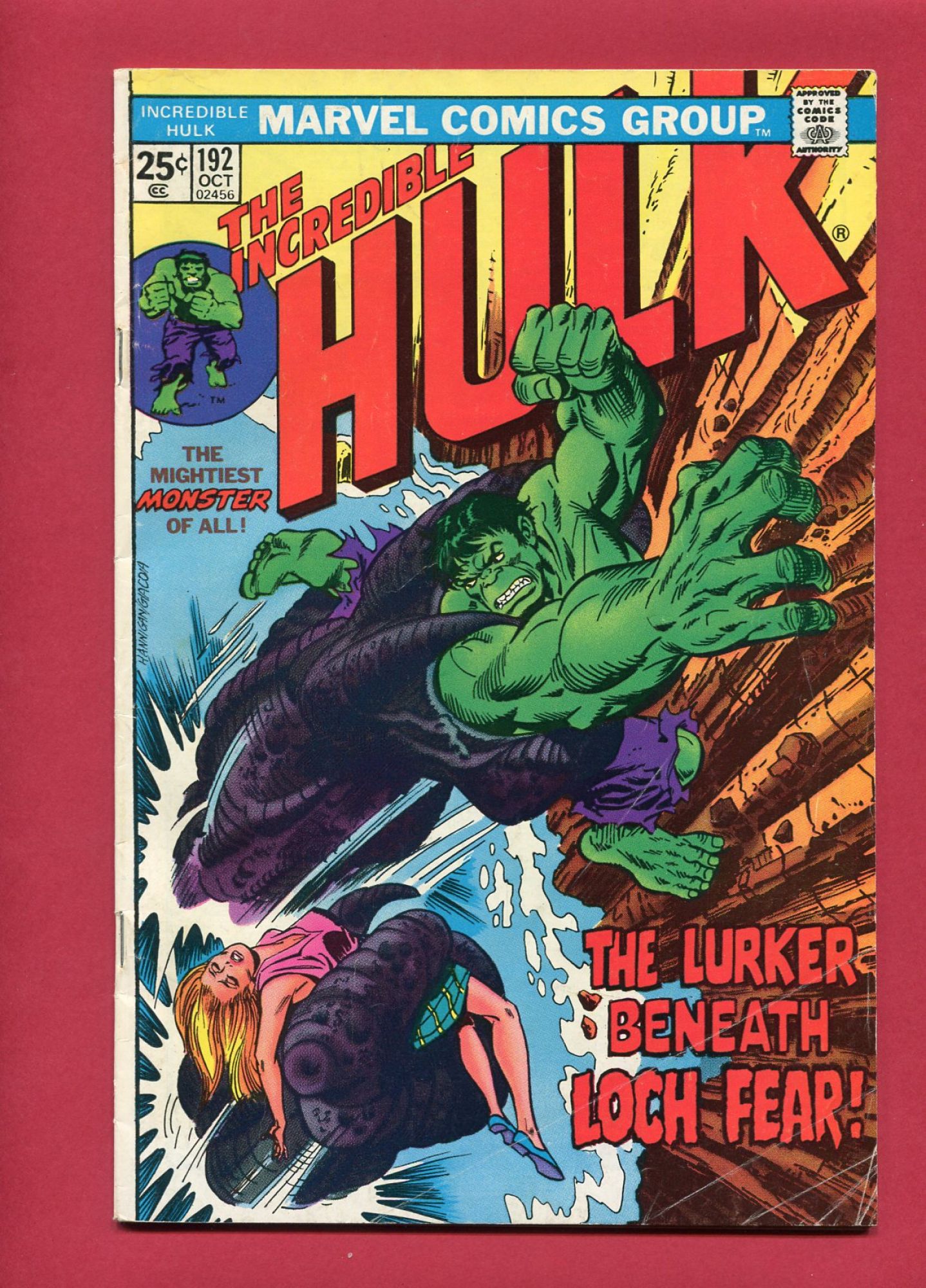 Incredible Hulk #192, Oct 1975, 5.0 VG/FN