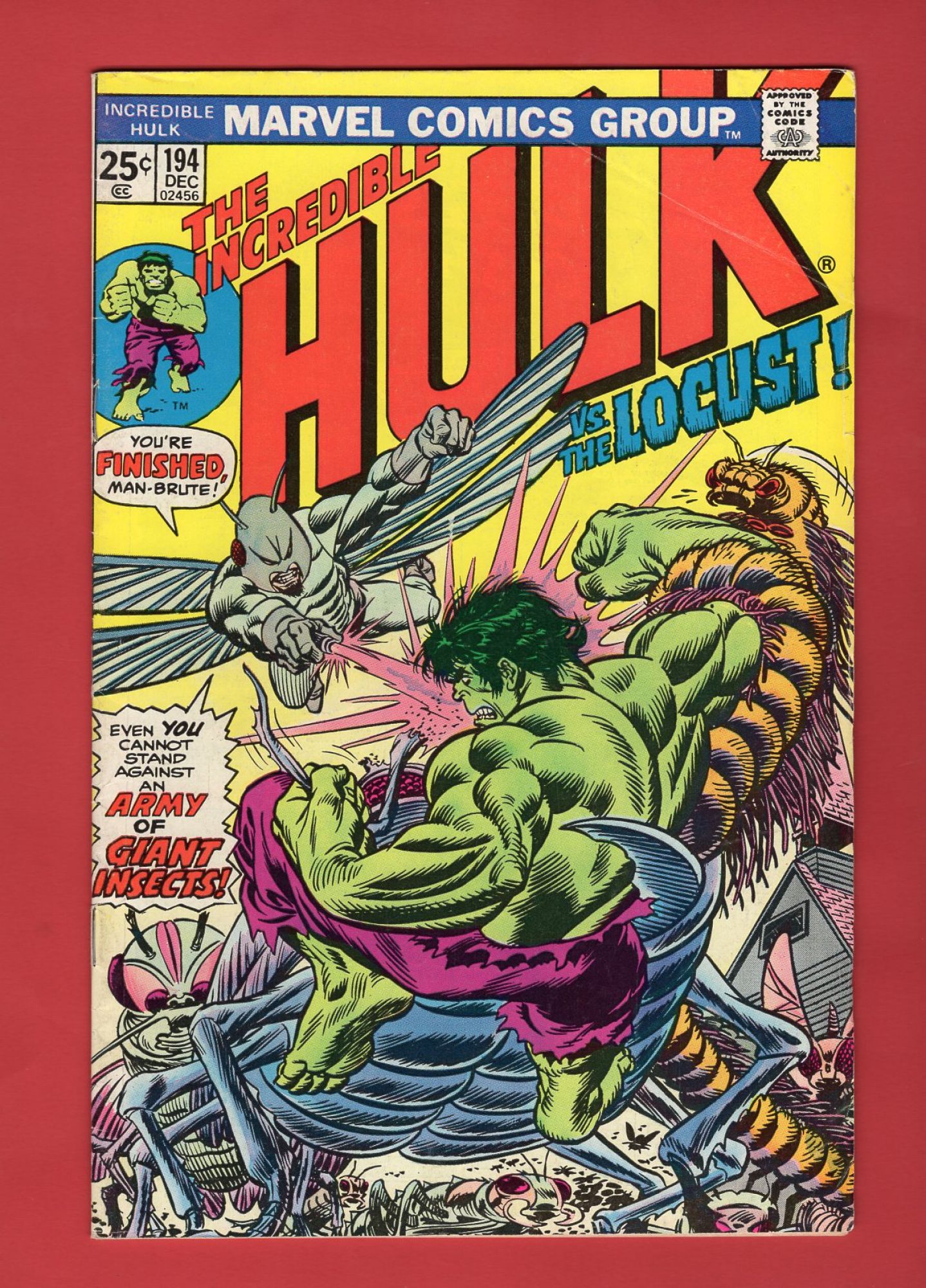 Incredible Hulk #194, Dec 1975, 6.5 FN+