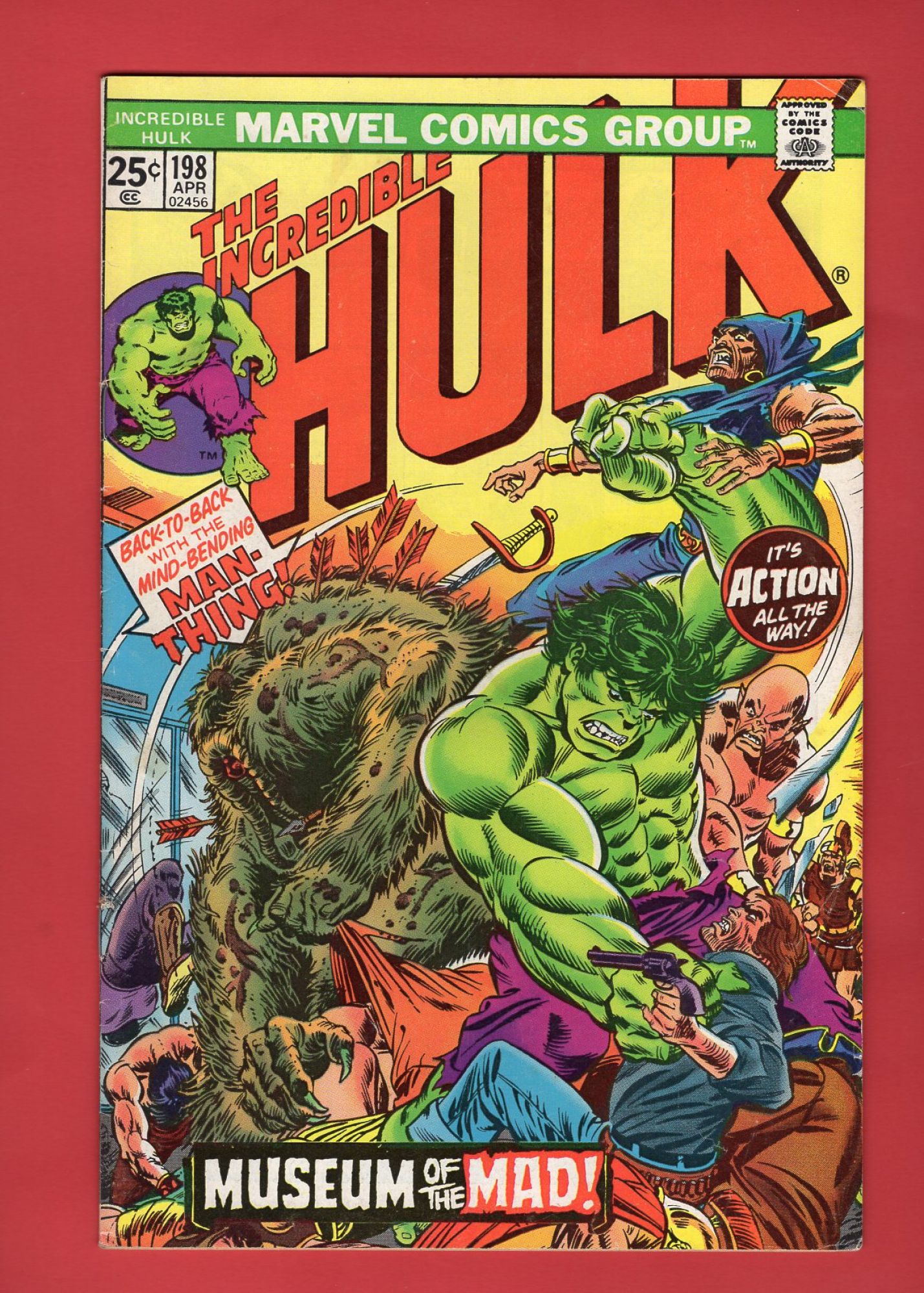Incredible Hulk #198, Apr 1976, 5.5 FN-