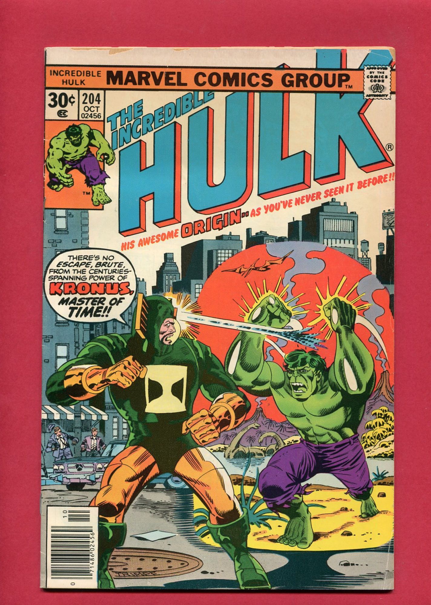 Incredible Hulk #204, Oct 1976, 3.5 VG-