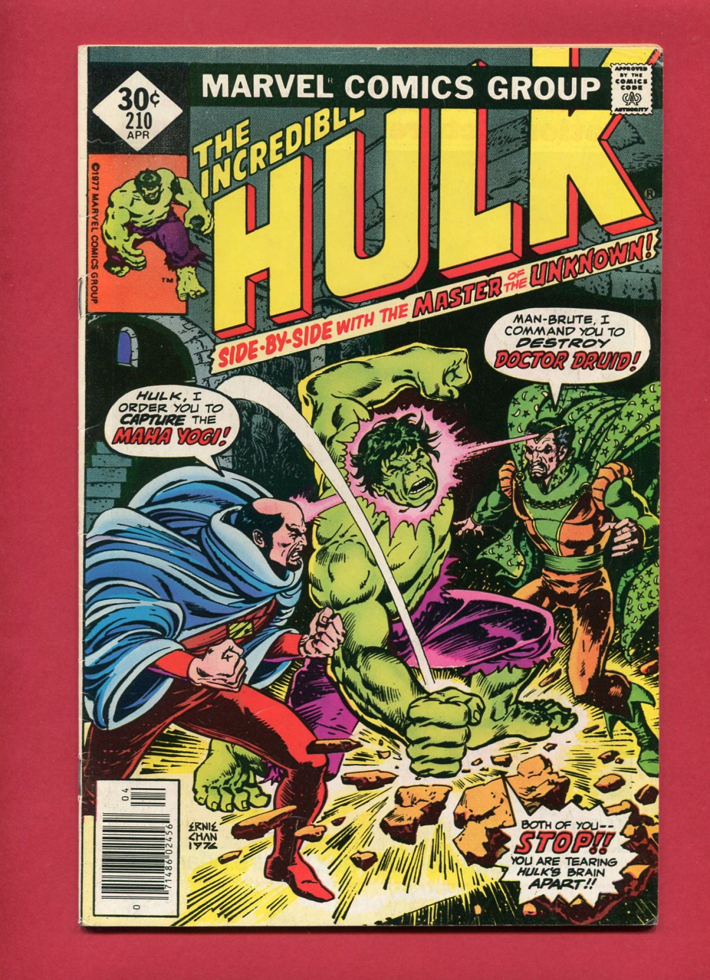 Incredible Hulk #210, Apr 1977, 7.0 FN/VF