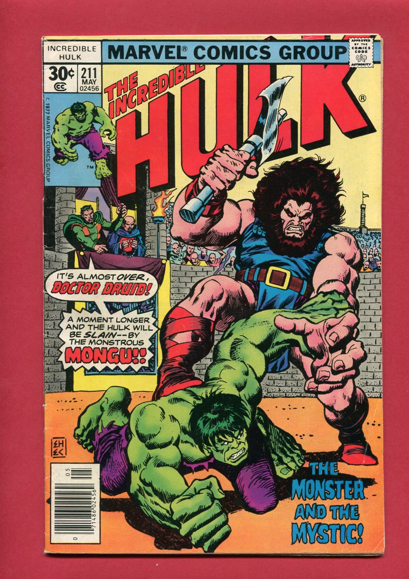 Incredible Hulk #211, May 1977, 4.5 VG+